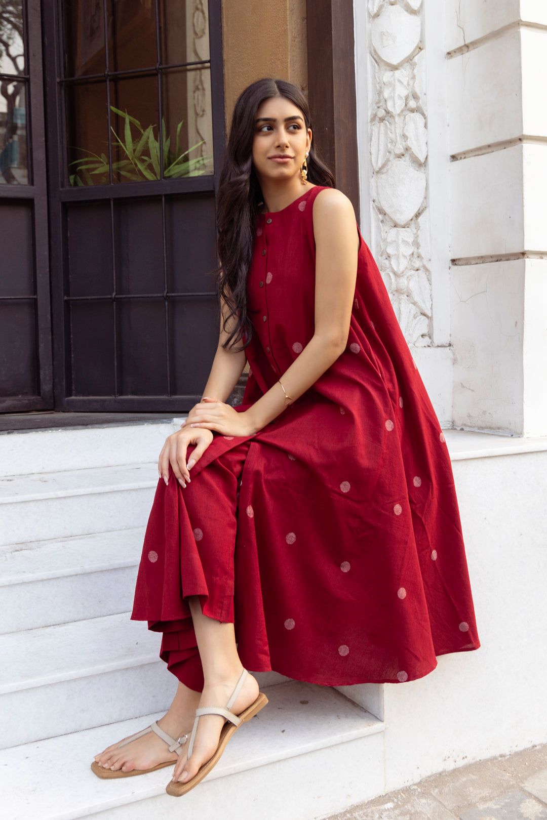 GoSriKi Women Printed Regular Kurta with Palazzos-picture-50