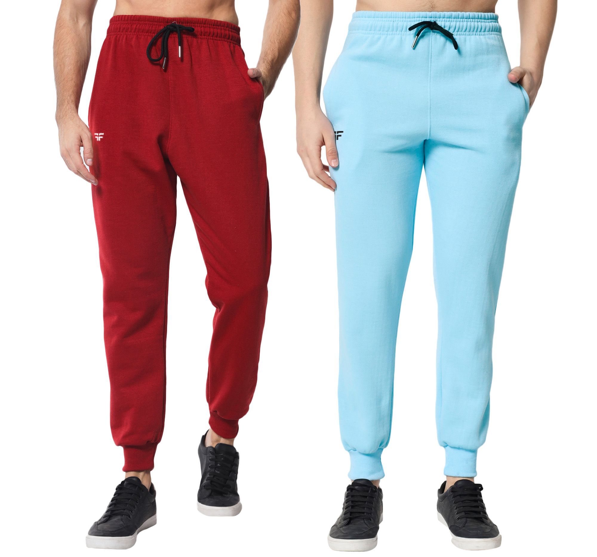 FFLIRTYGO Men Pack Of 2 Regular Fit Mid-Rise Joggers-picture-20