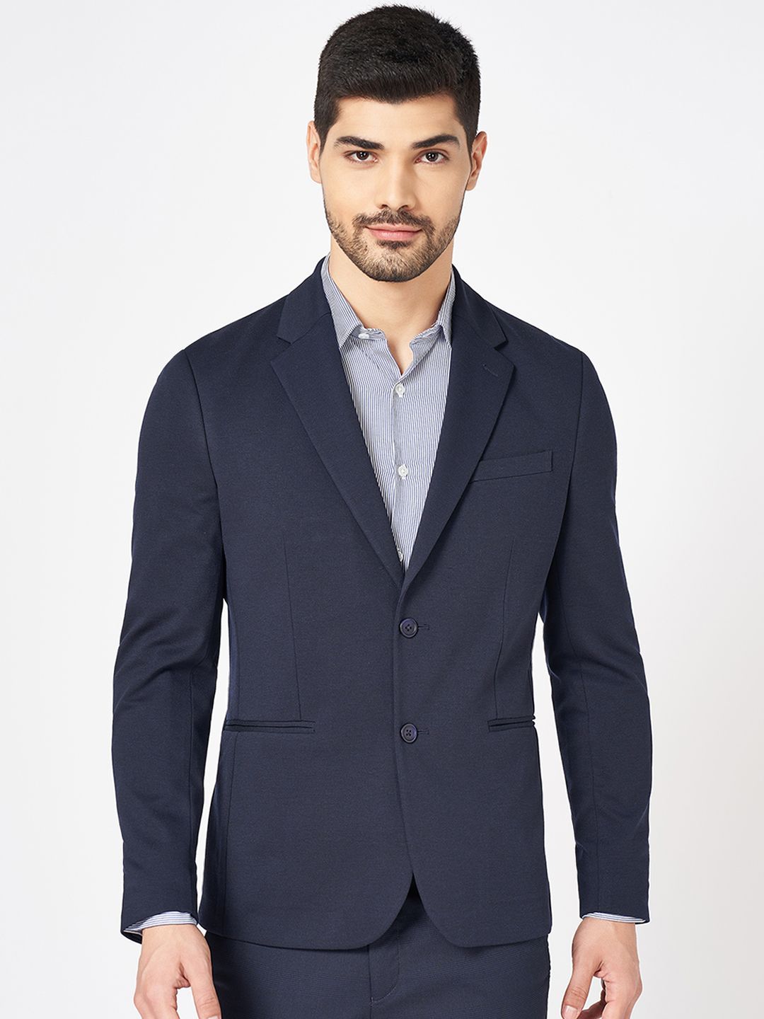 BYFORD by Pantaloons Slim-Fit Single-Breasted Formal Blazer-picture-25