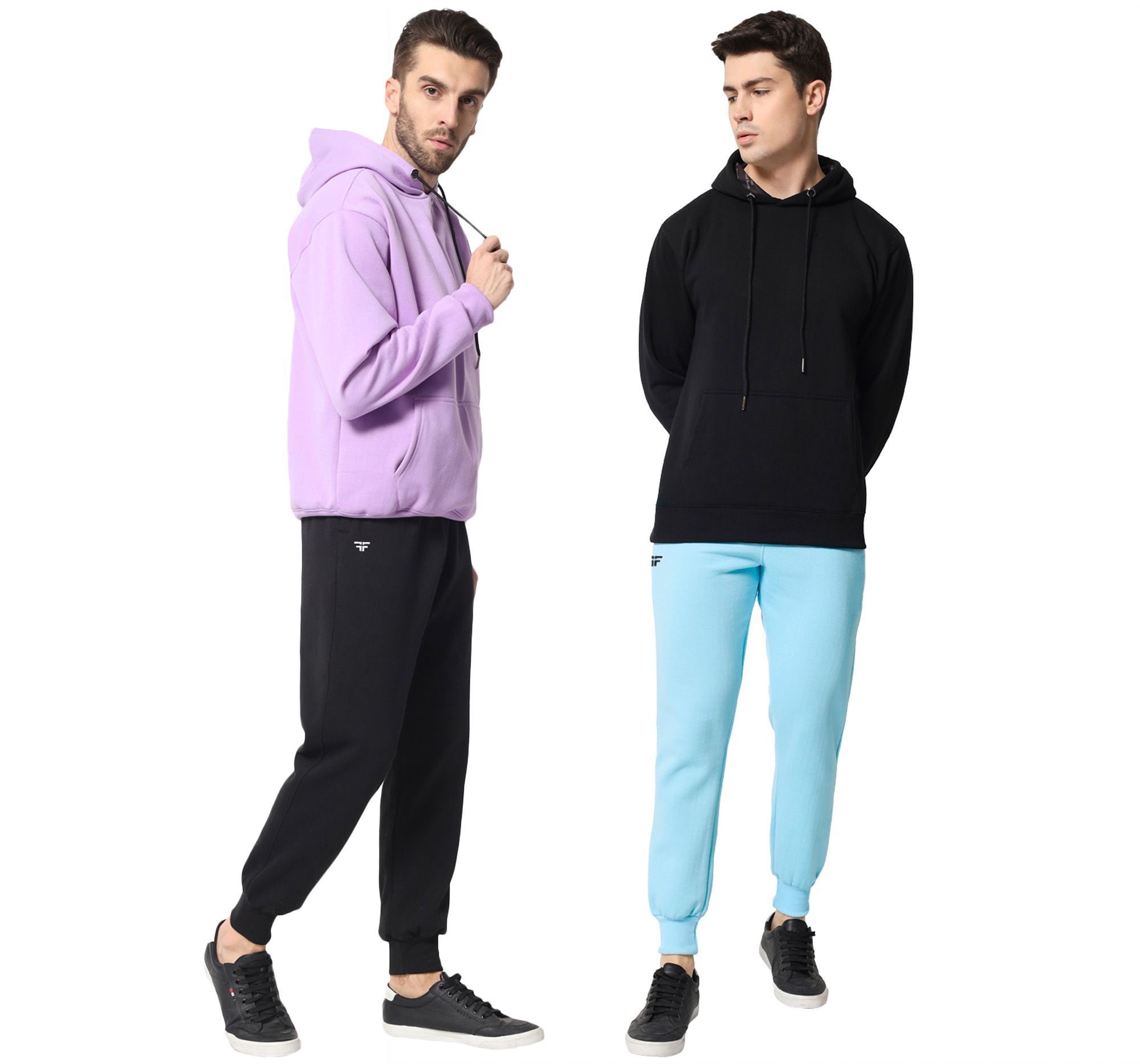 FFLIRTYGO Men Pack Of 2 Regular Fit Mid-Rise Joggers-picture-21