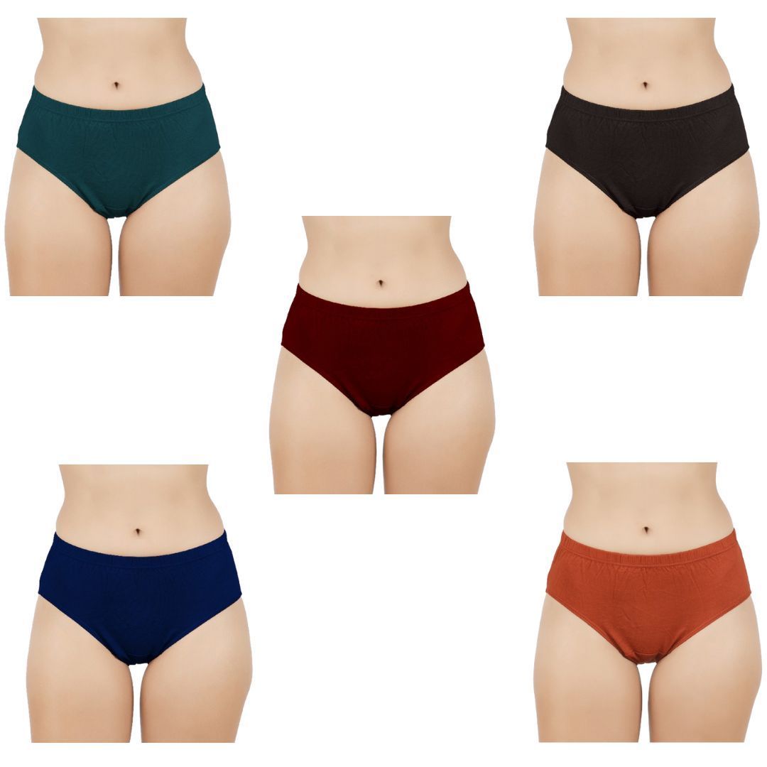 YELLOWDELIGHT Girls Pack Of 5 Hipster Briefs YD 59500 Mithula plain (g) panties 11-12y-5p-picture-28