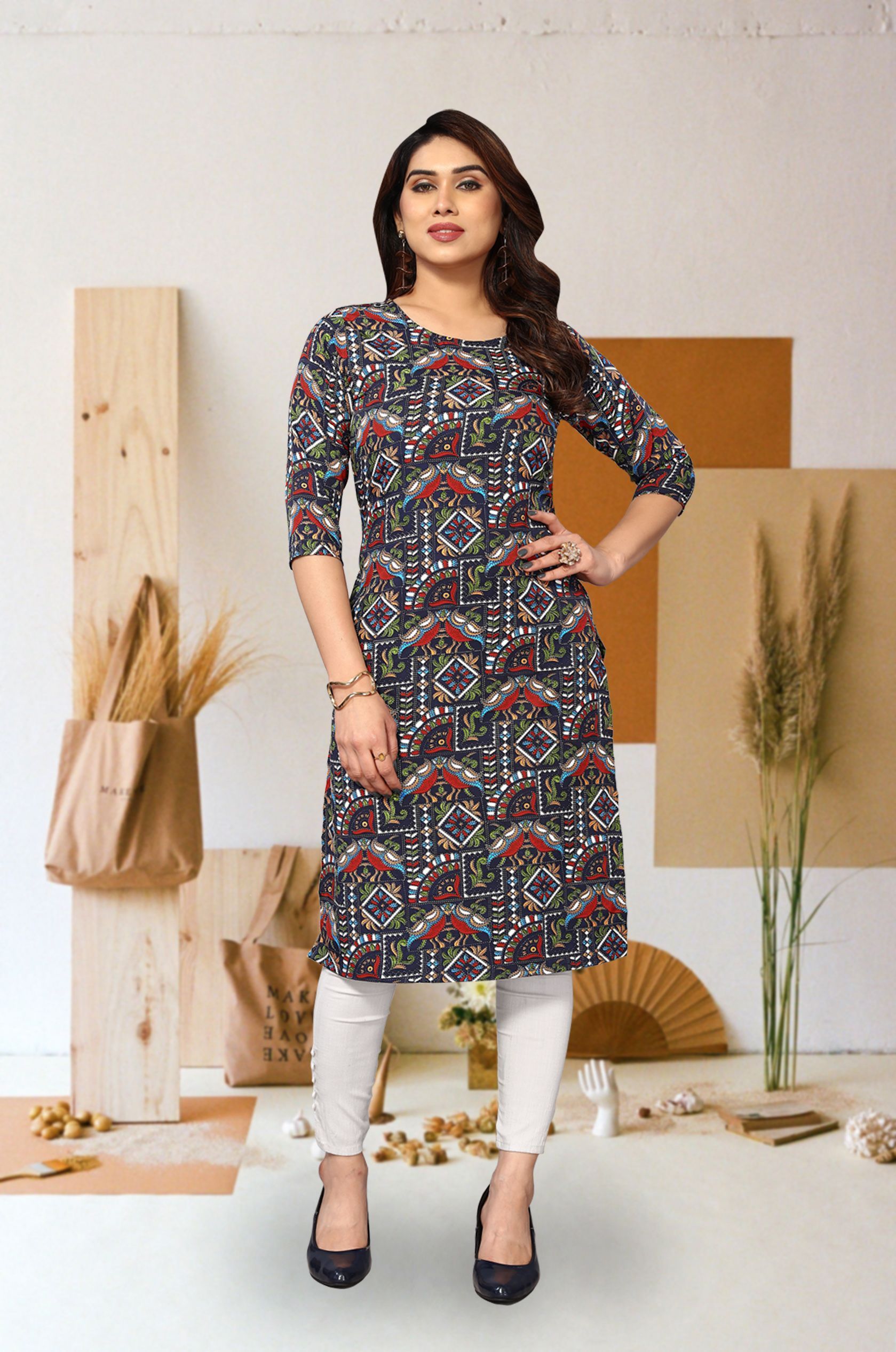 KETAKI FASHION Ethnic Motifs Printed Straight Kurta-picture-55