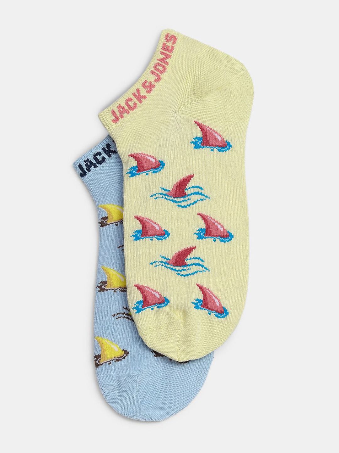 Jack & Jones Men Pack Of 2 Patterned Calf-Length Socks-picture-20