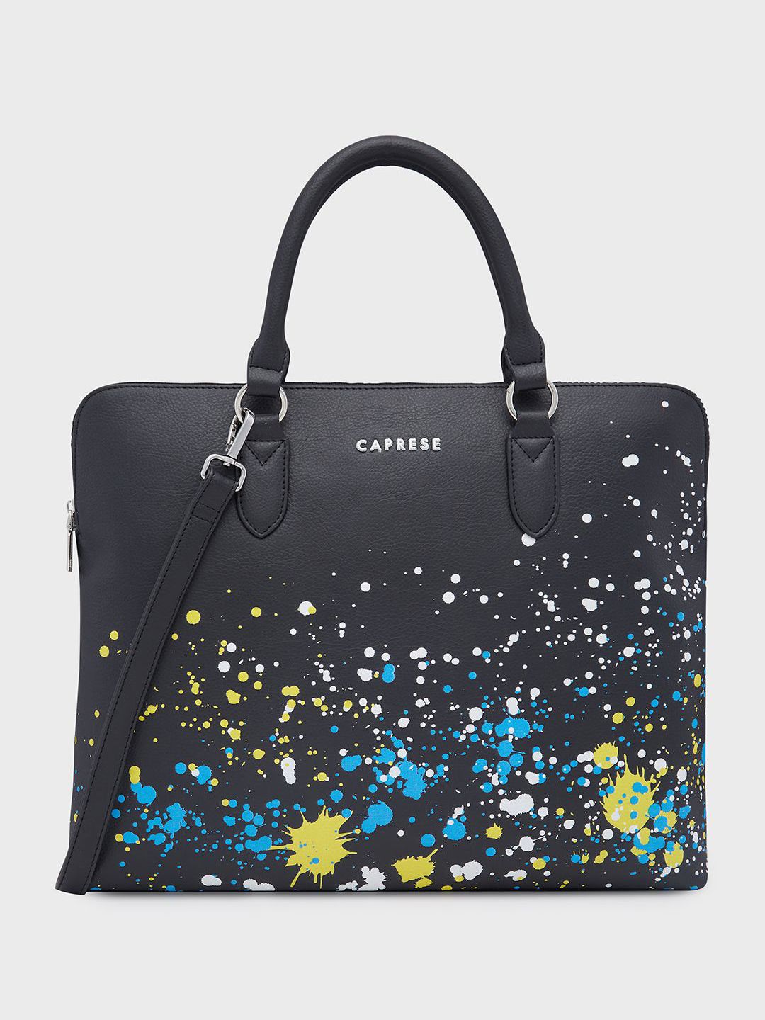 Caprese Skylar Women Black Large Tote Bag-picture-10