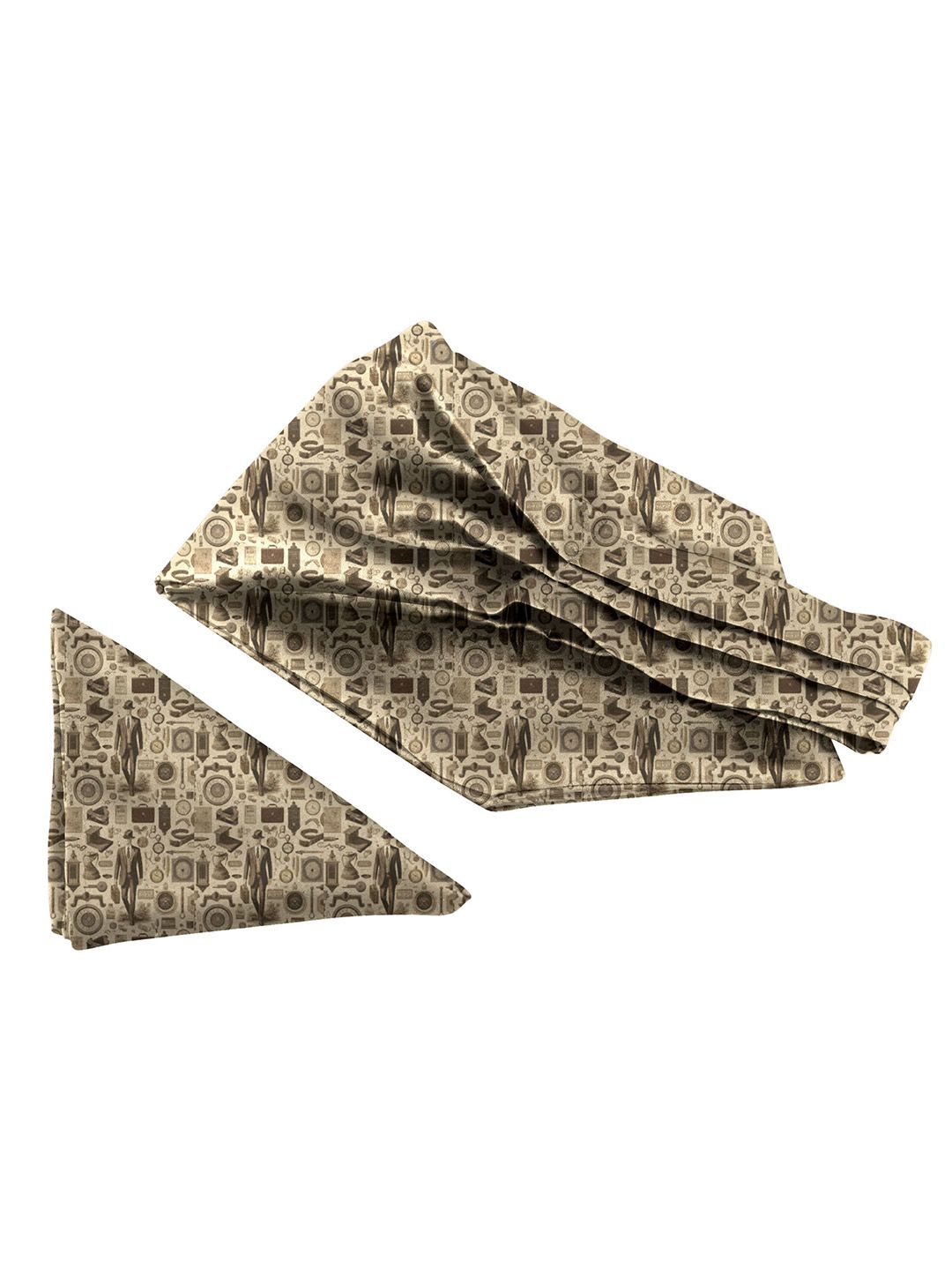 Blacksmith Men Printed Accessory Gift Set Of Tie and Pocket Square-picture-33