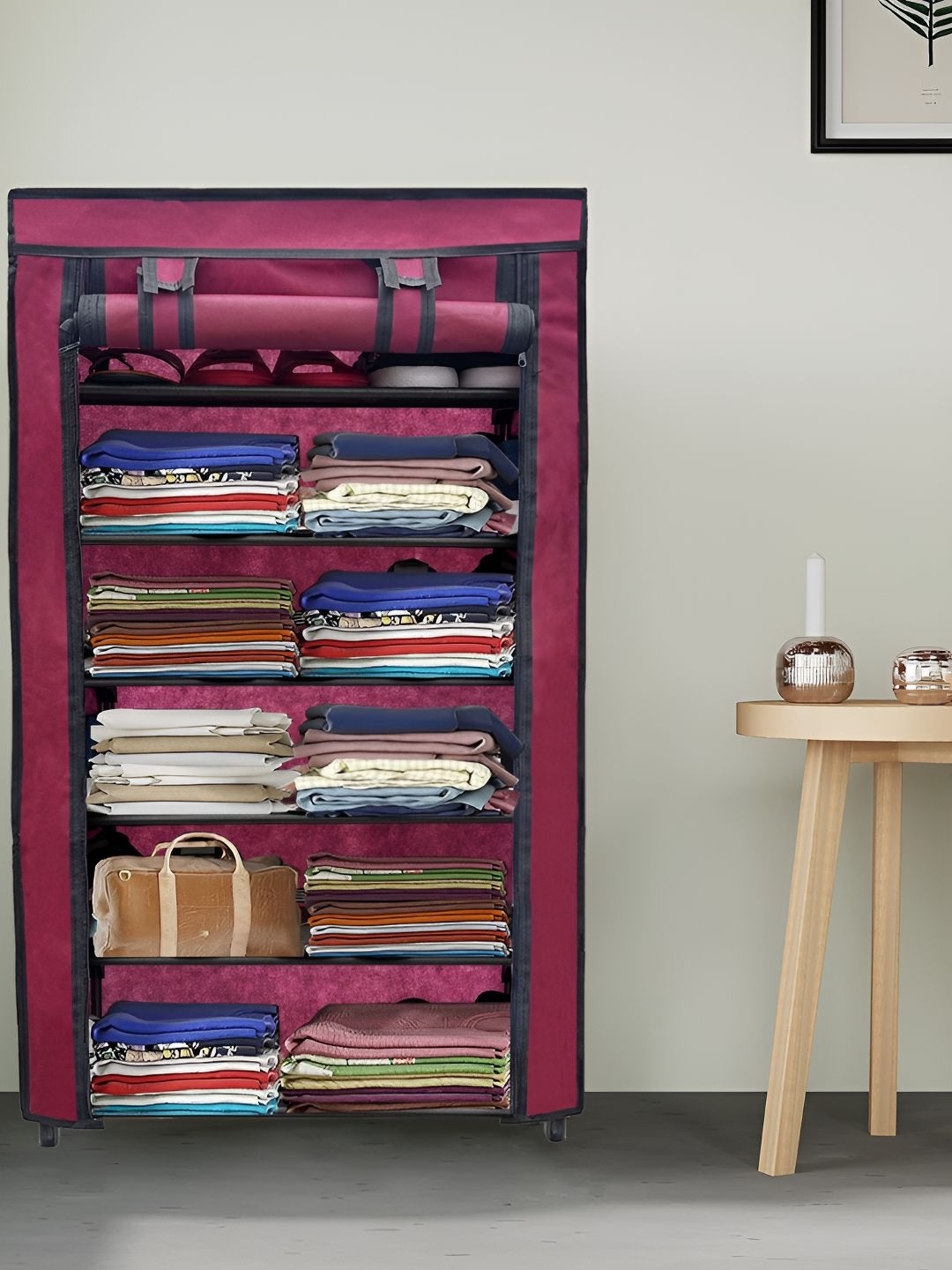 Rmerchants Maroon Set of 1 Regular Multi-Utility Organisers-picture-14