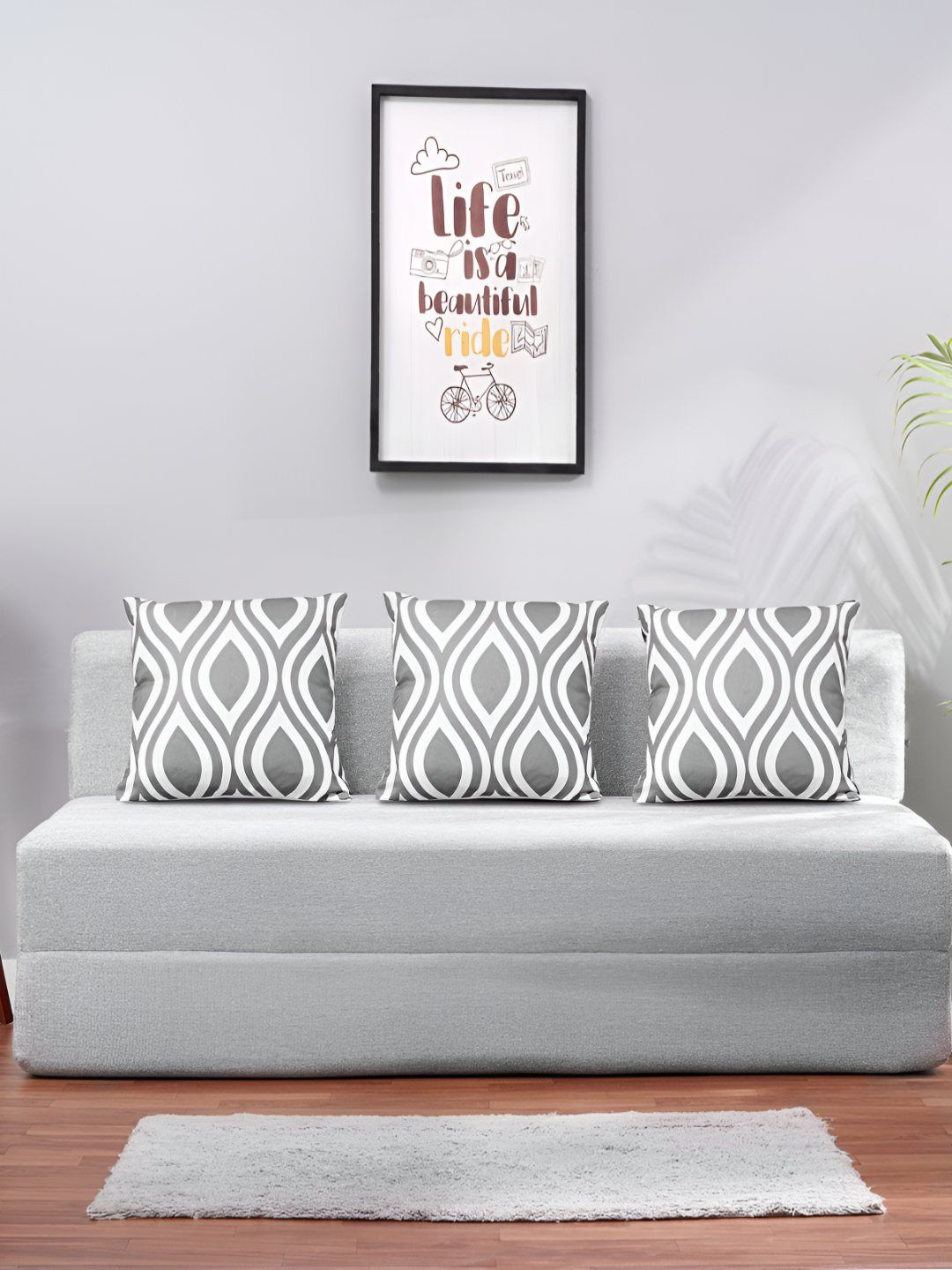 Solis Primus Comfort for all White Foam Fold Out Sofa Cum Bed