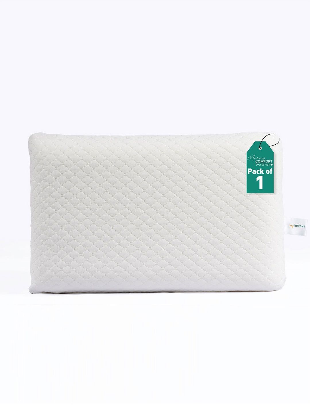 MYTRIDENT White Memory Foam Filled Ultra Soft Sleep Pillow-image-27