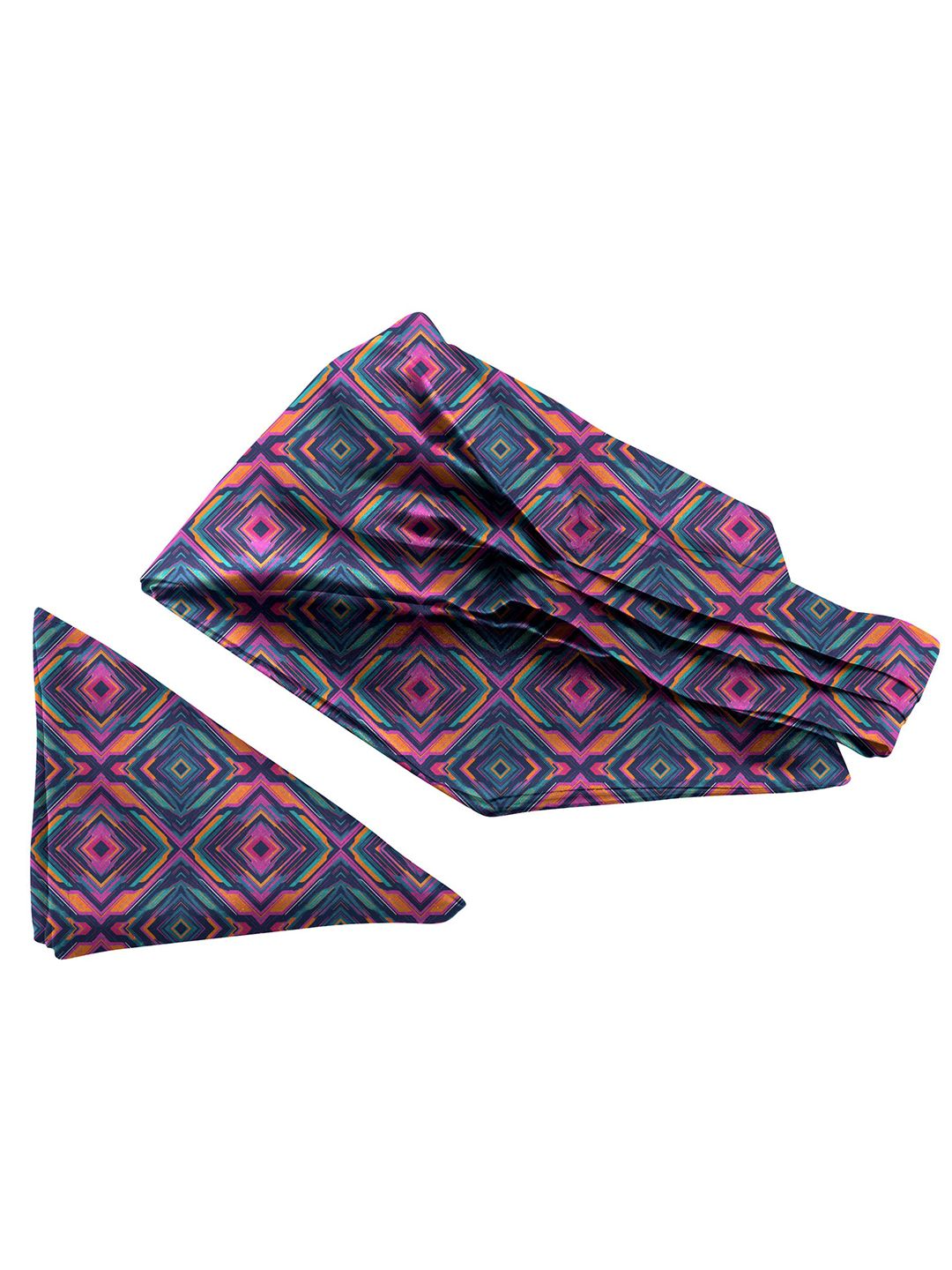 Blacksmith Men Printed Accessory Gift Set Of Tie And Pocket Square-picture-57