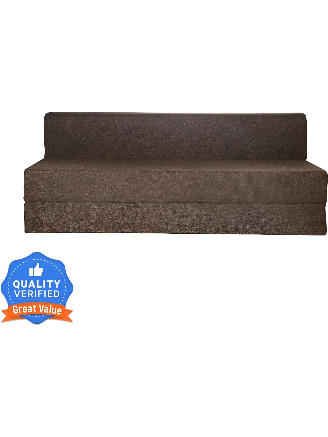 Solis Primus Comfort for all Coffee Brown Foam Fold Out Sofa Cum Bed