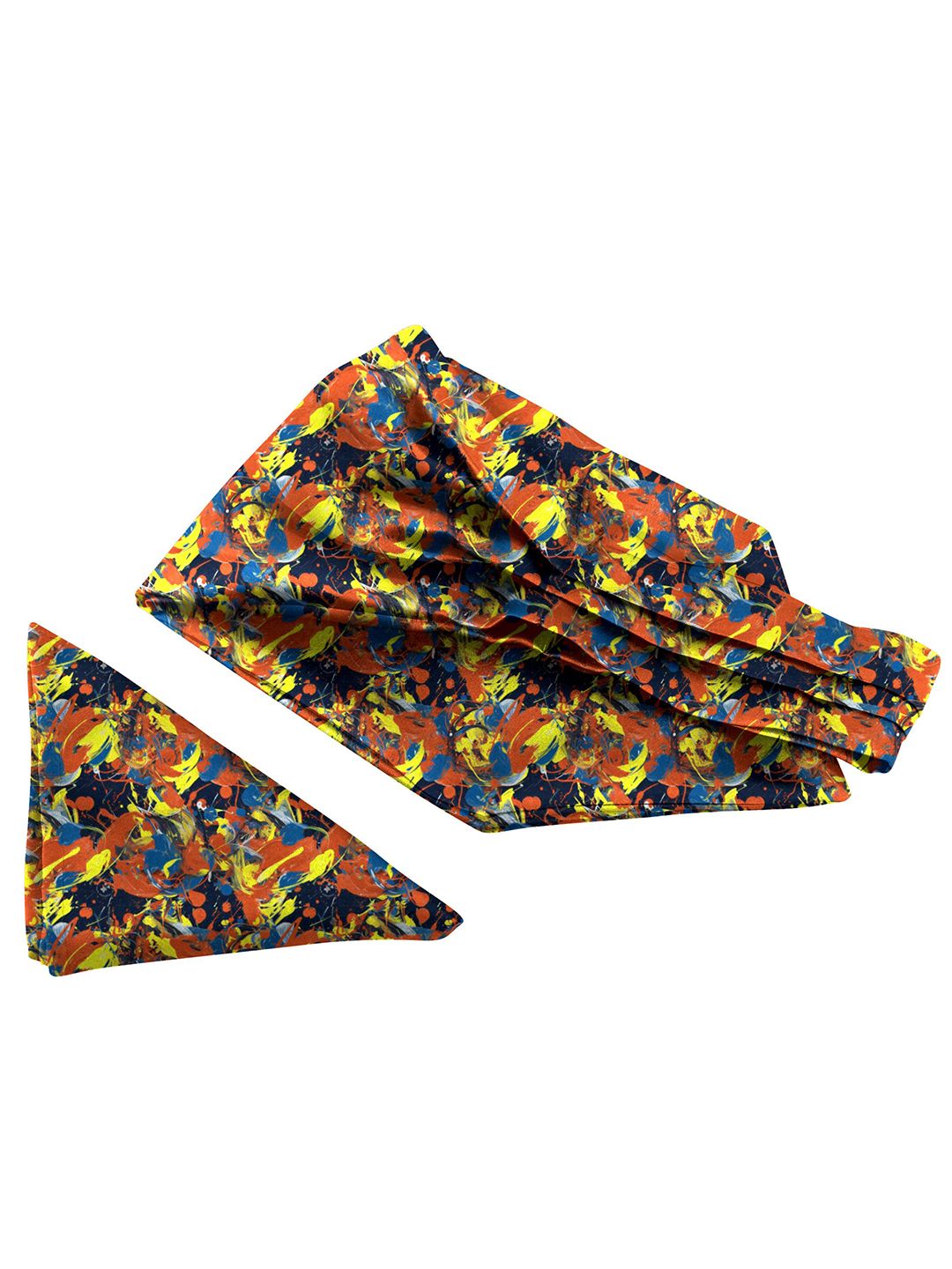 Blacksmith Men Printed Accessory Gift Set Of Tie And Pocket Square-picture-17