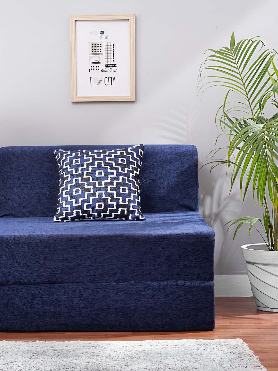 Solis Primus Comfort for all Blue Comfort Sofa Cum Bed-image-24