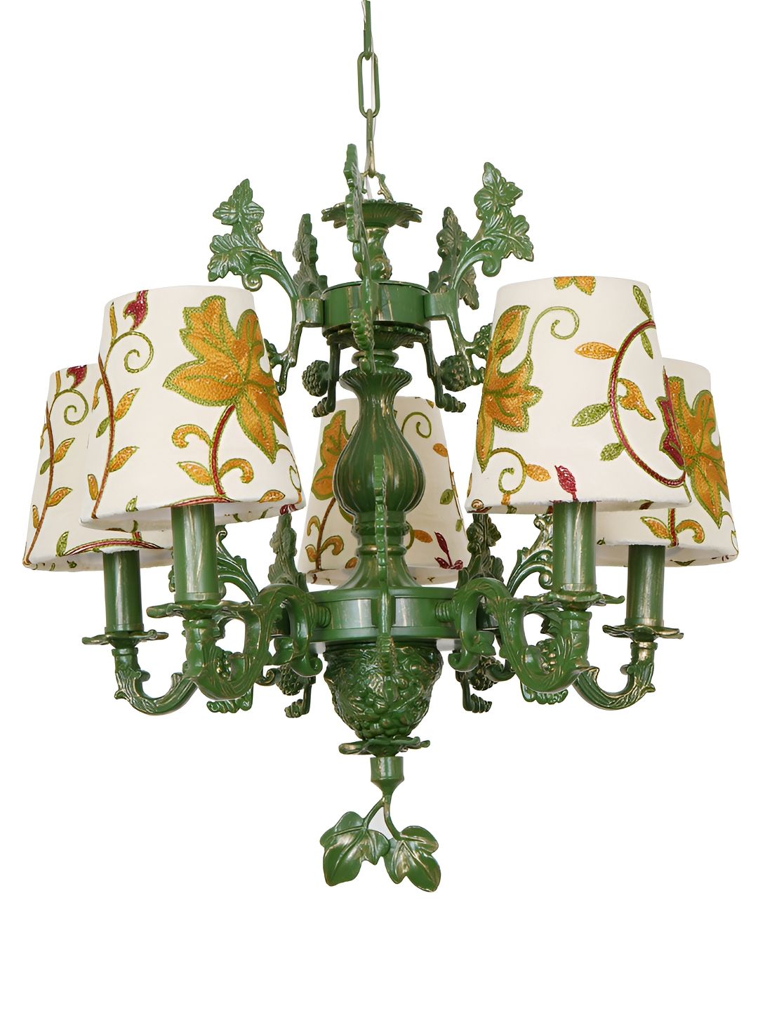 Fos Lighting Green & White Textured Aluminium Ceiling Lamp-picture-35