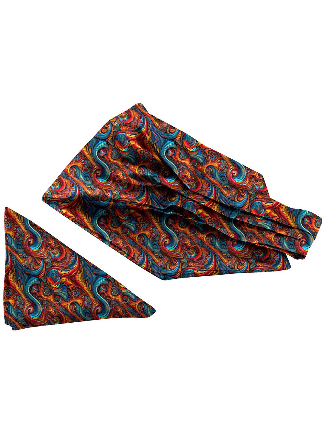 Blacksmith Men Printed Accessory Gift Set Of Tie And Pocket Square-picture-33