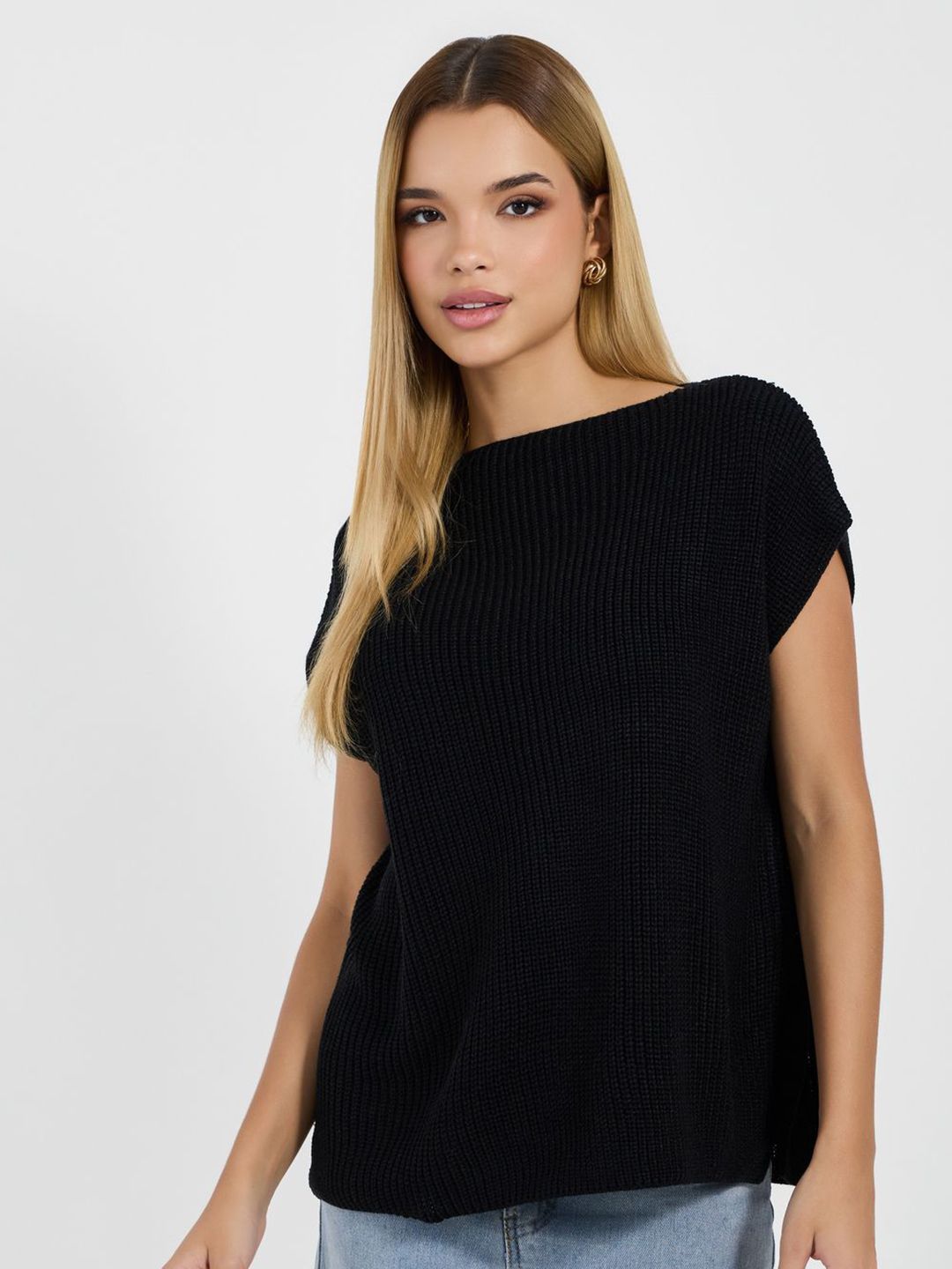 Styli Women Cable Knit Pullover-picture-39