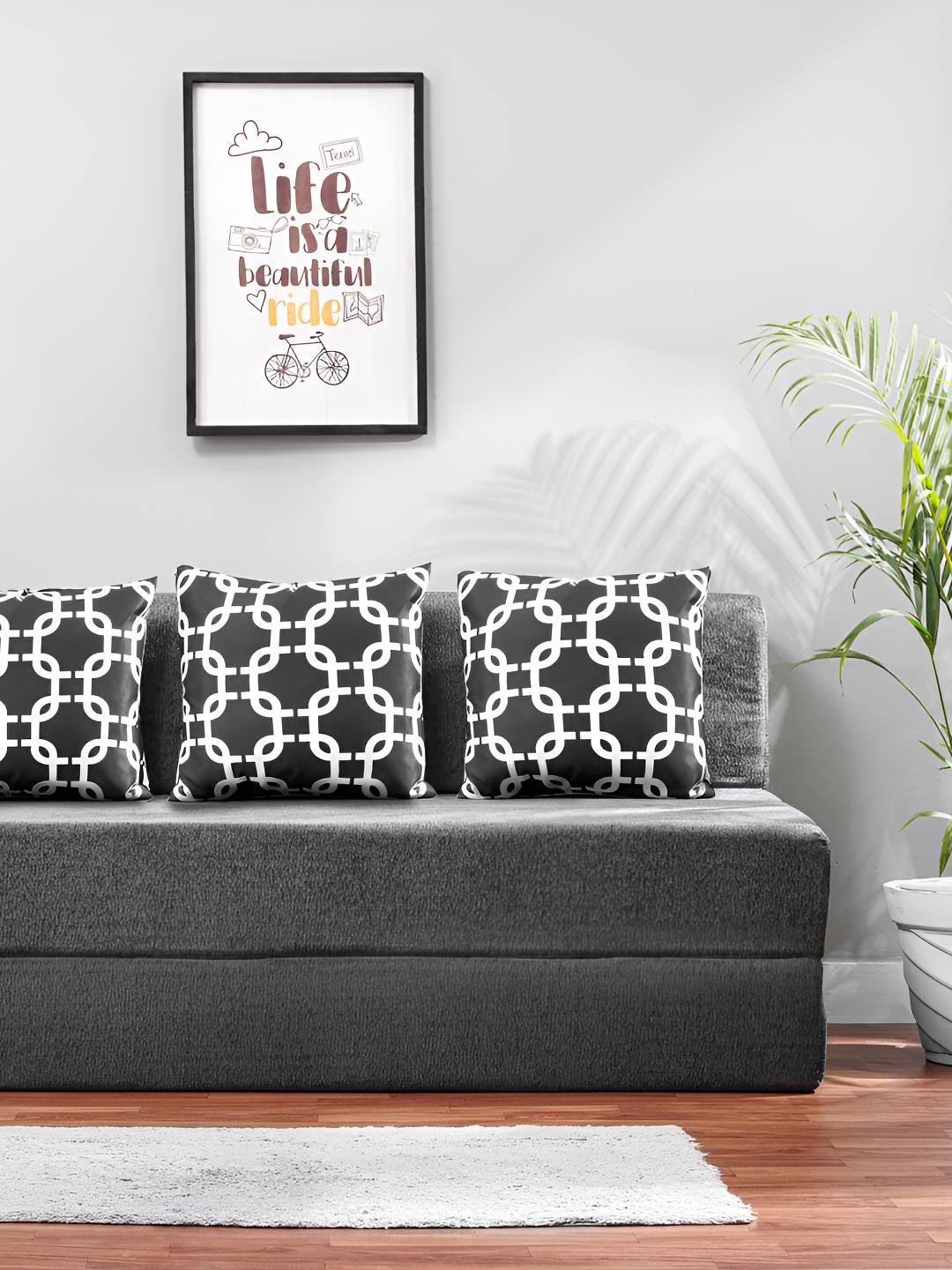 Solis Primus Comfort for all Grey Foam Fold Out Sofa Cum Bed-picture-40