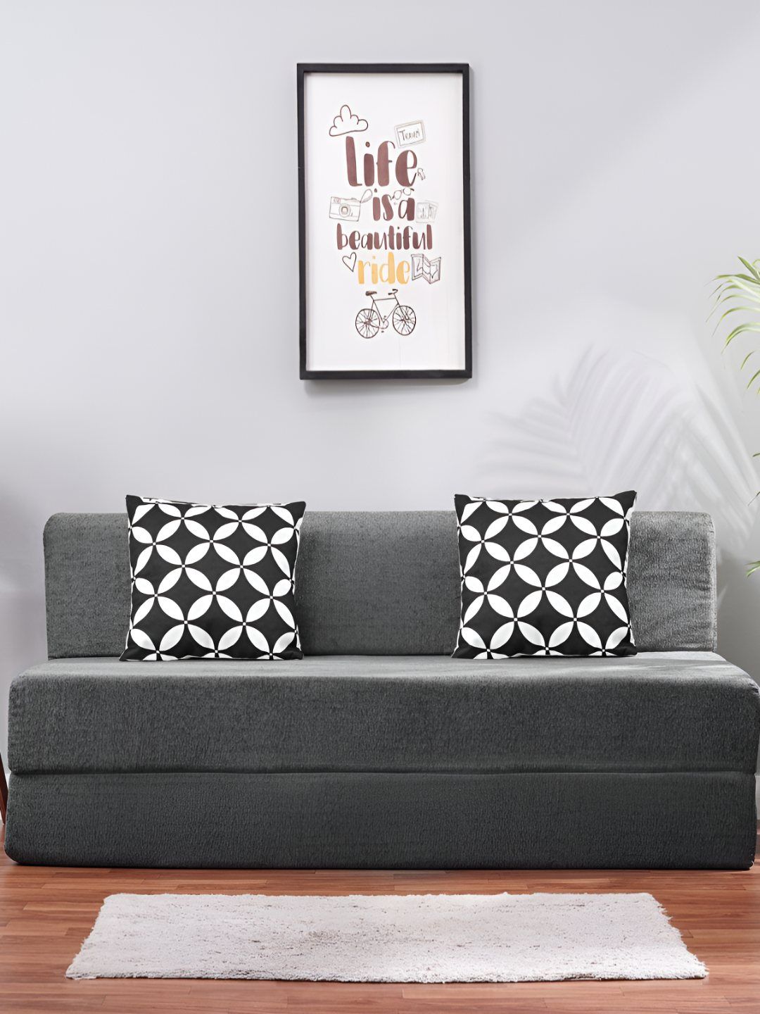 Solis Primus Comfort for all Grey Comfort Sofa Cum Bed