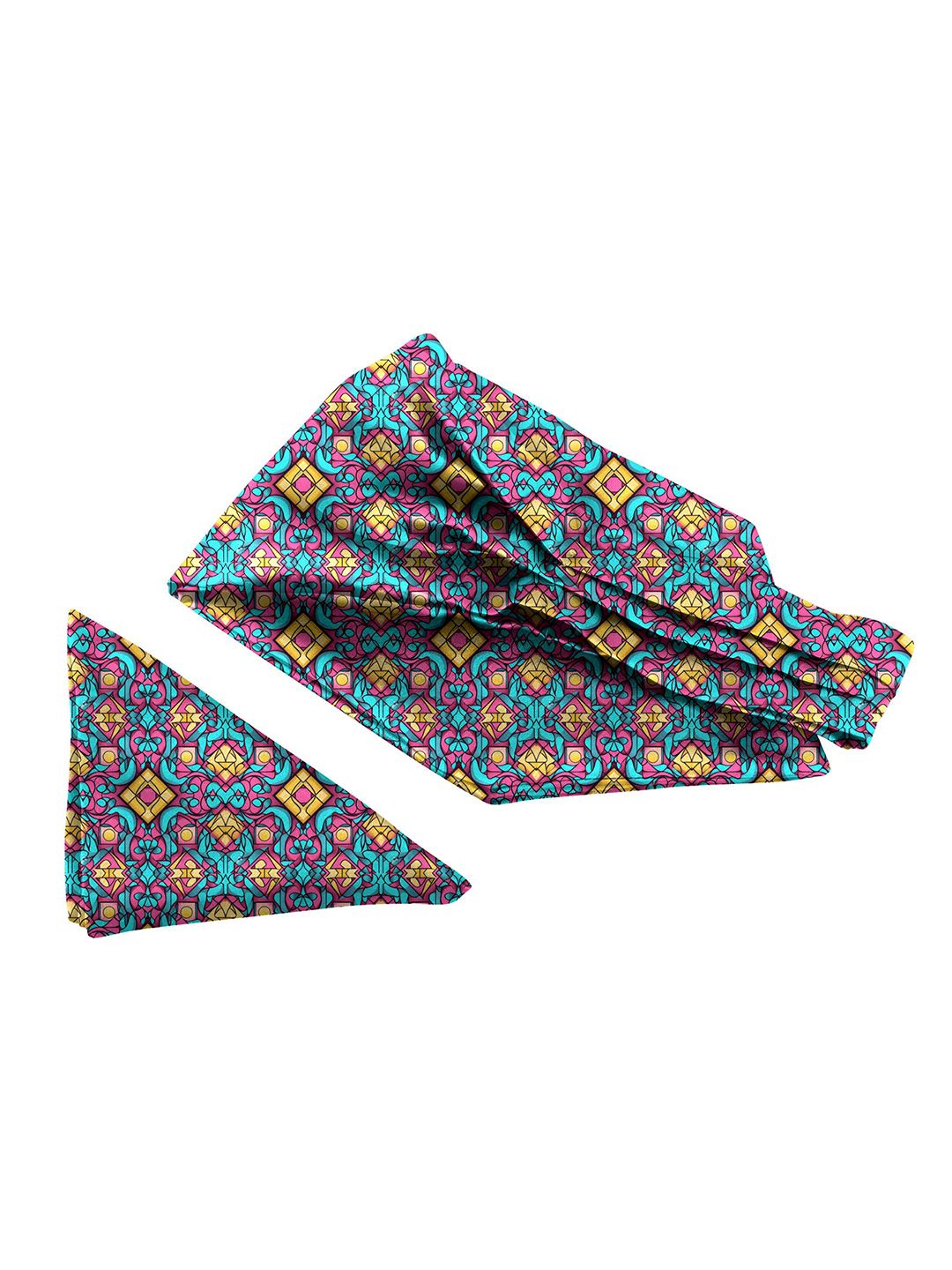 Blacksmith Men Printed Tie and Pocket Square Accessory Gift Set-picture-28
