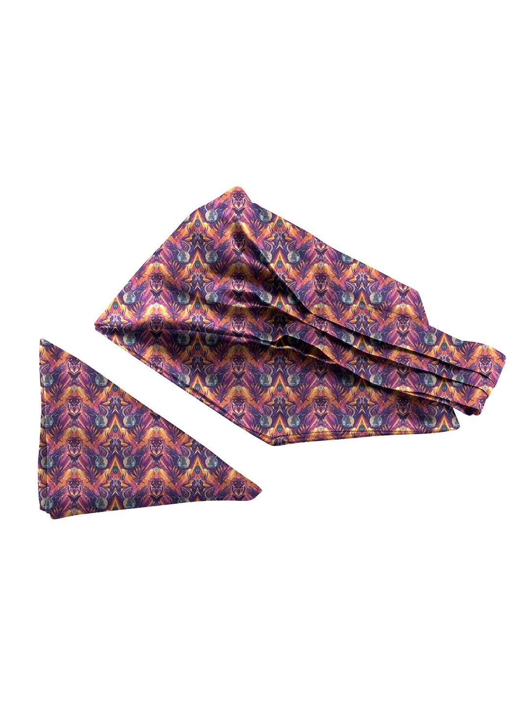Blacksmith Men Printed Accessory Gift Set Tie and Pocket Square-picture-49