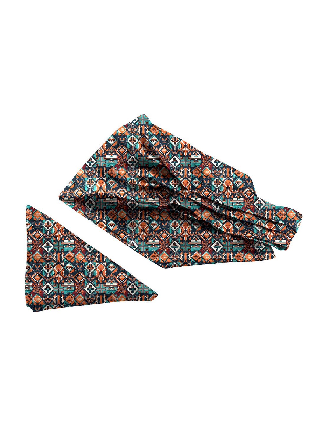 Blacksmith Men Printed Tie and Pocket Square Accessory Gift Set-picture-22
