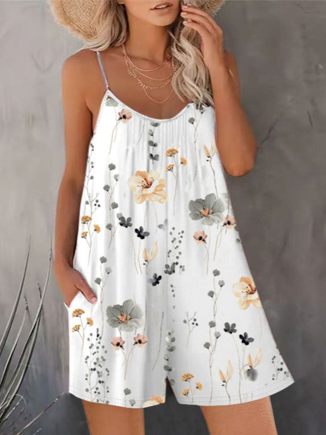 StyleCast Women Printed Sleeveless Playsuit-picture-14