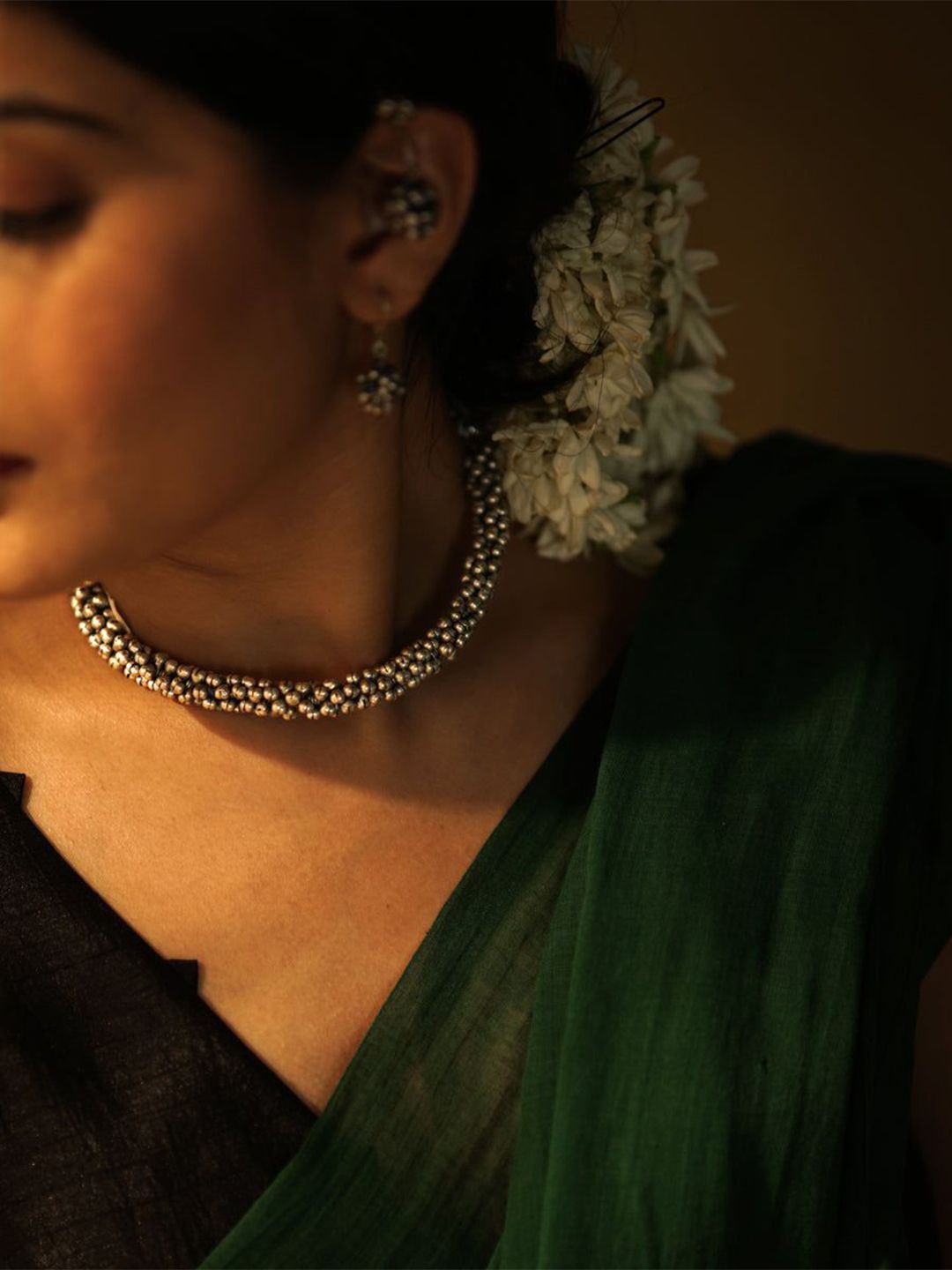 House of Aadyaa 925 Sterling Silver Necklace-picture-18