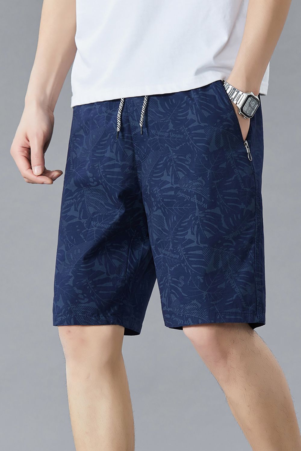 StyleCast x Revolte Men Printed Regular Fit Cotton Shorts-image-41