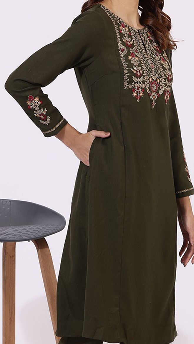Comfy Black Cotton floral printed Aline Fit kurta set with dupatta main image 1