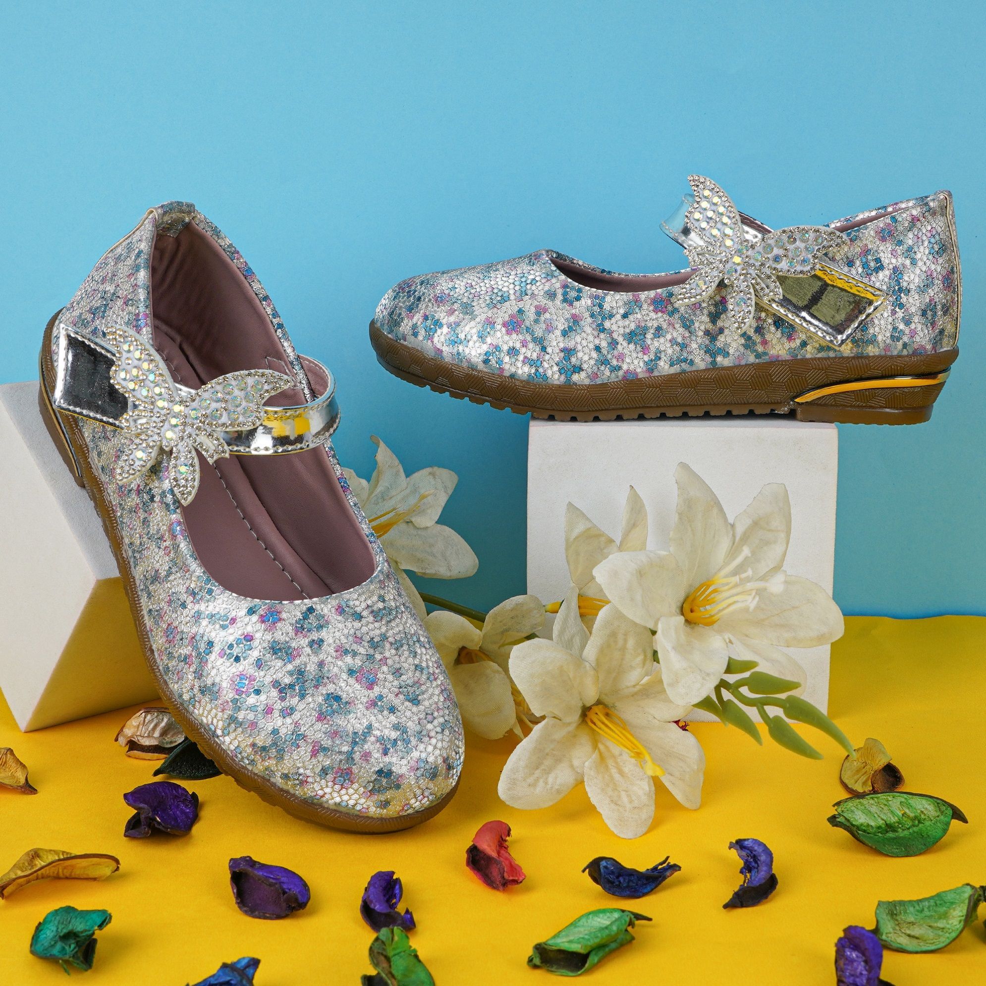 BAESD Girls Embellished Ballerinas Flats-picture-58