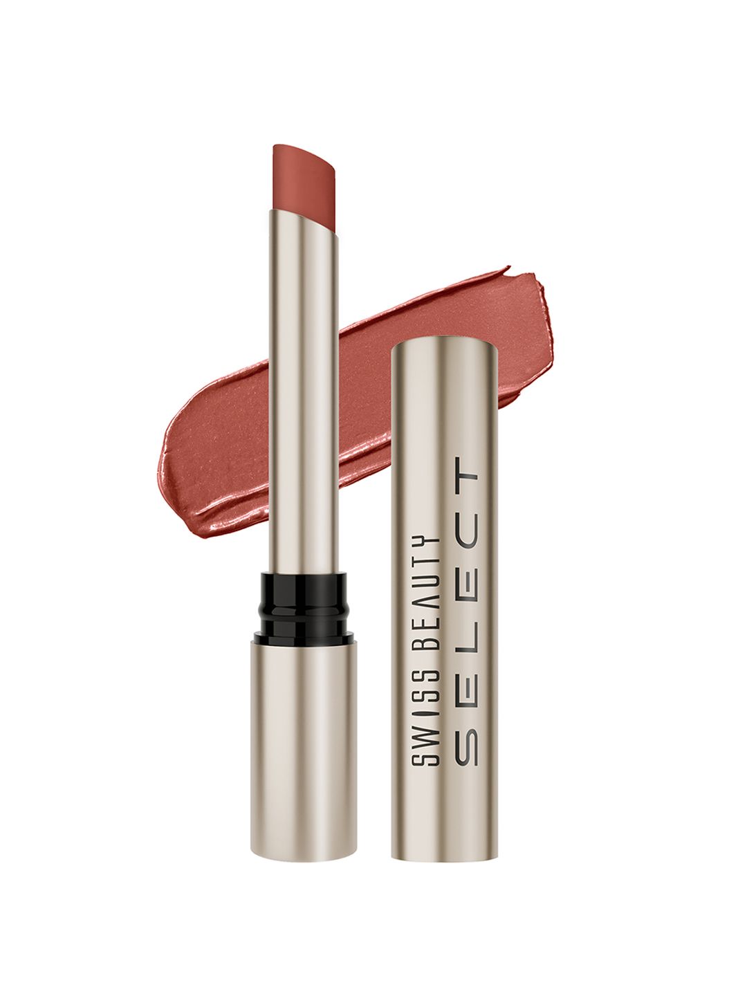SWISS BEAUTY High On Shine Bullet Lipstick 1g - Ultra Nude 2-picture-19
