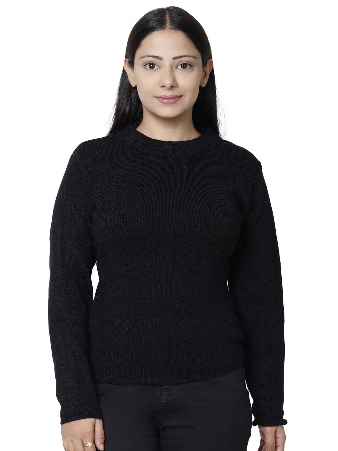 IndiWeaves Women Ribbed Pullover-picture-48