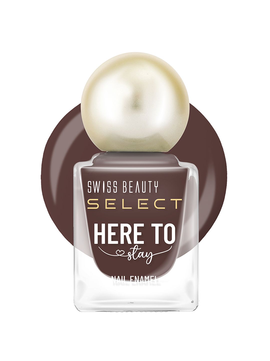 SWISS BEAUTY Here To Stay Waterproof Nail Enamel 12ml -Burnt Coco 15-image-27