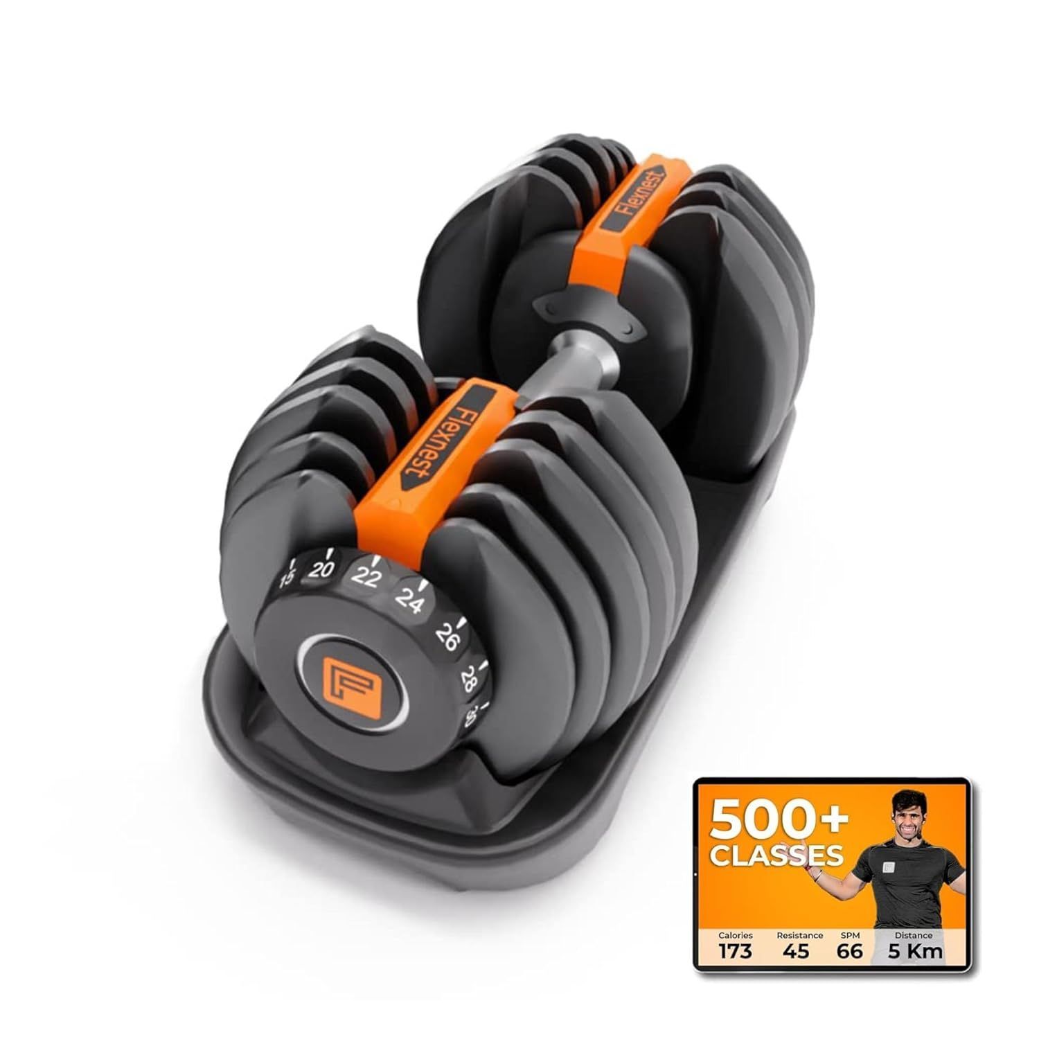 Flexnest Adjustable Dumbbells Workout Accessories-picture-43