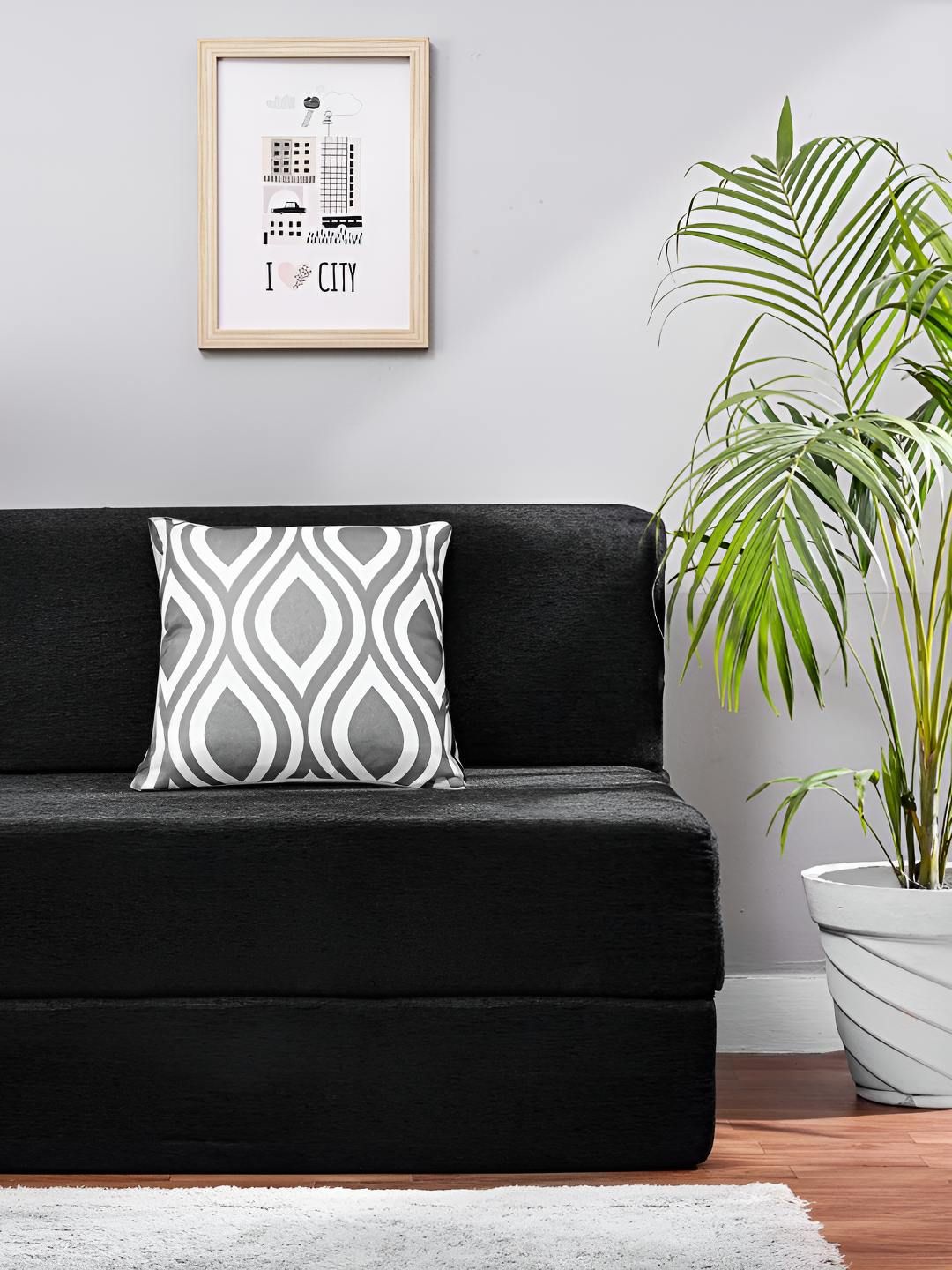 Solis Primus Comfort for all Black Foam Fold Out Sofa Cum Bed