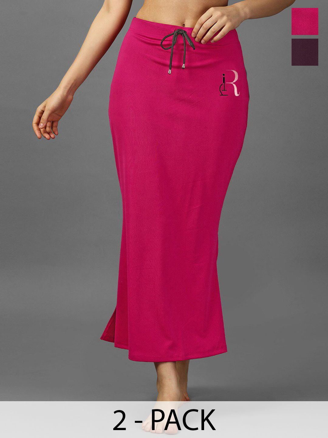 IndianRang Pack Of 2 Mid-Rise Strecheble Saree Shapewear-image-18