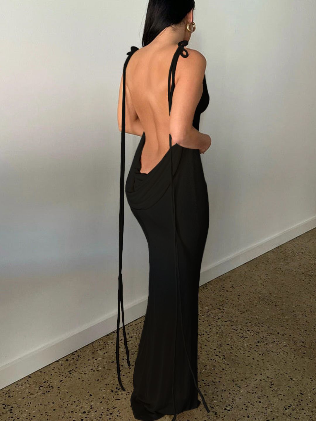 TANDUL Velvet Bodycon Dress view 3