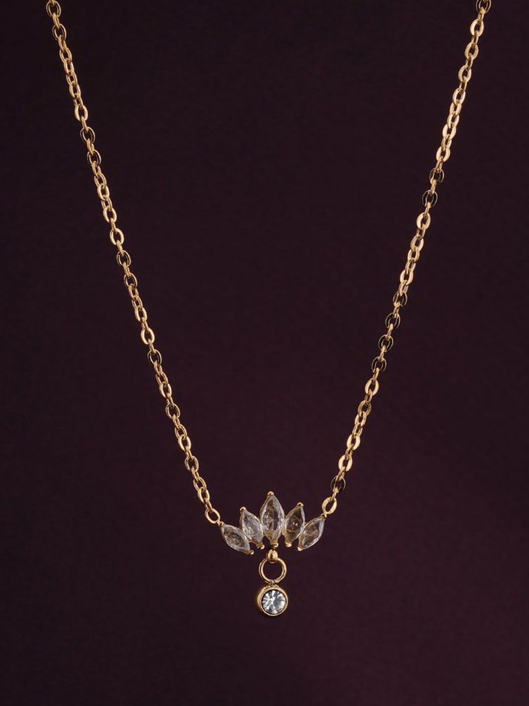 PALMONAS Gold-Plated Necklace
