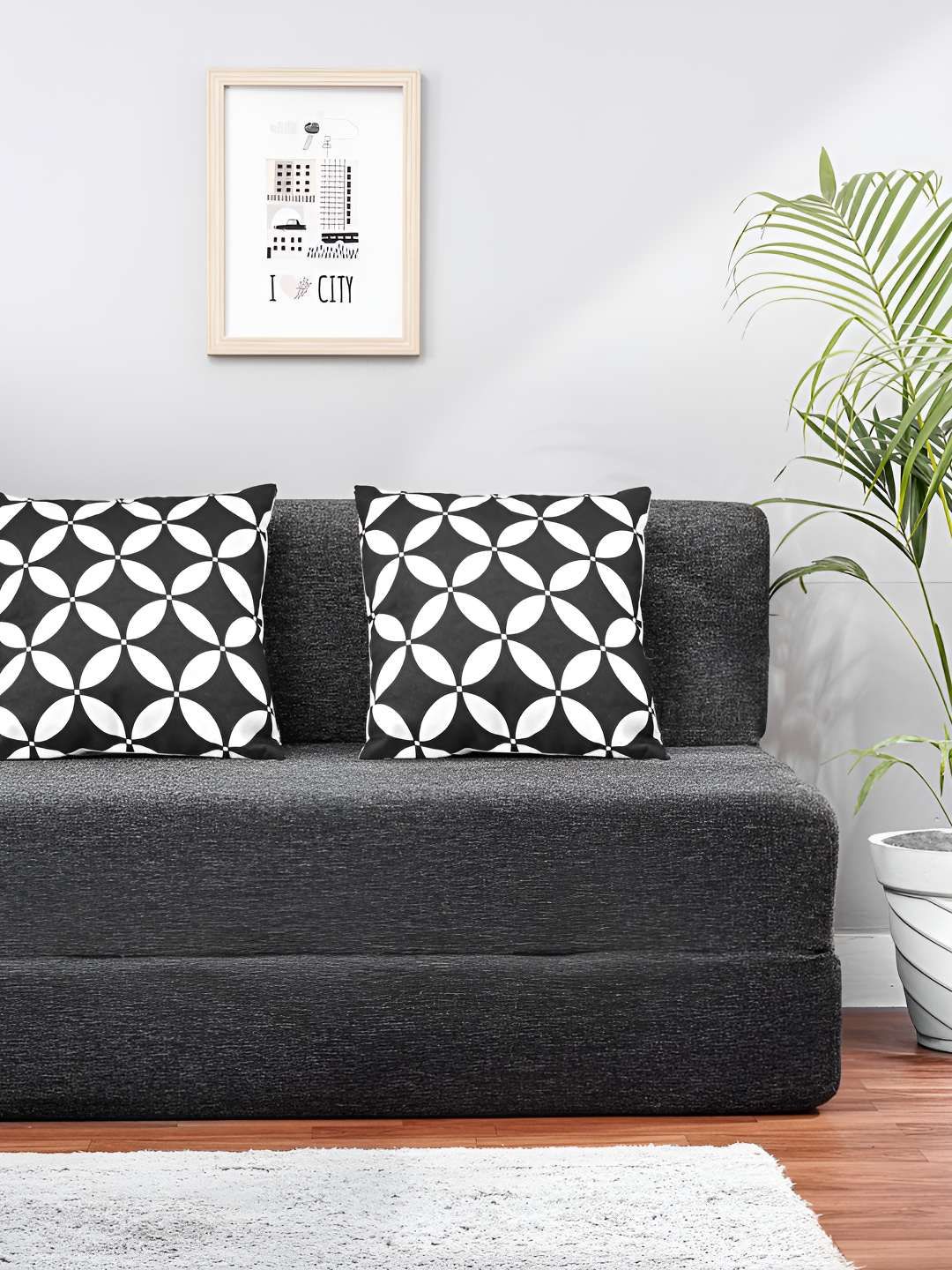 Solis Primus Comfort for all Grey Foam Fold Out Sofa Cum Bed-picture-35