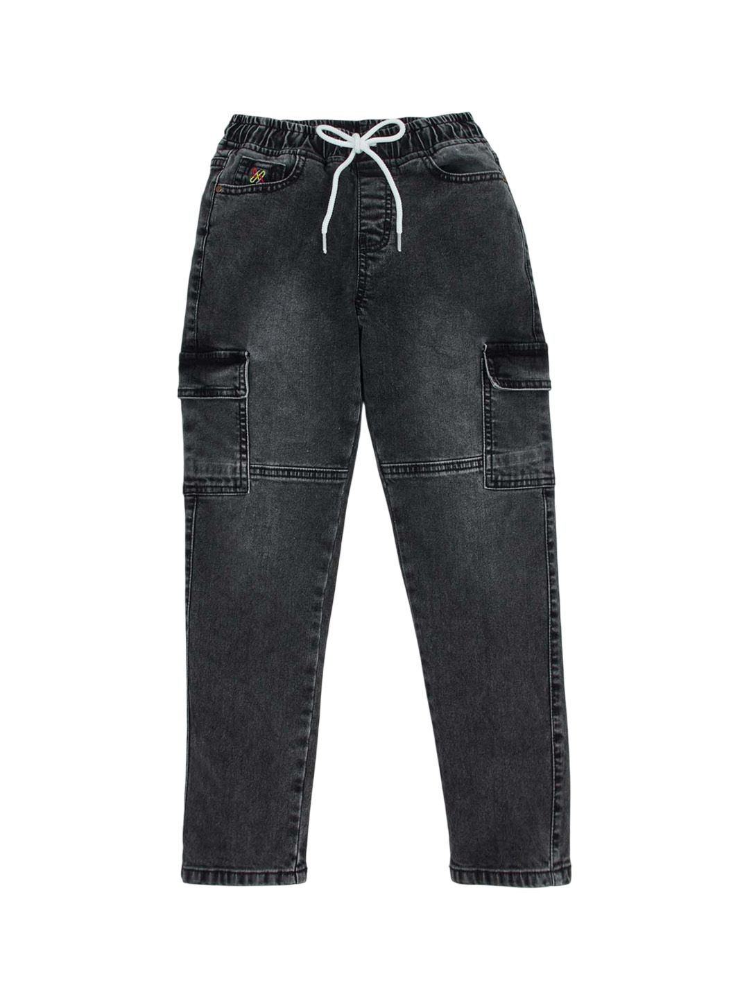 Knit N Knot Boys Relaxed Fit Light Fade Stretchable Jeans-picture-47