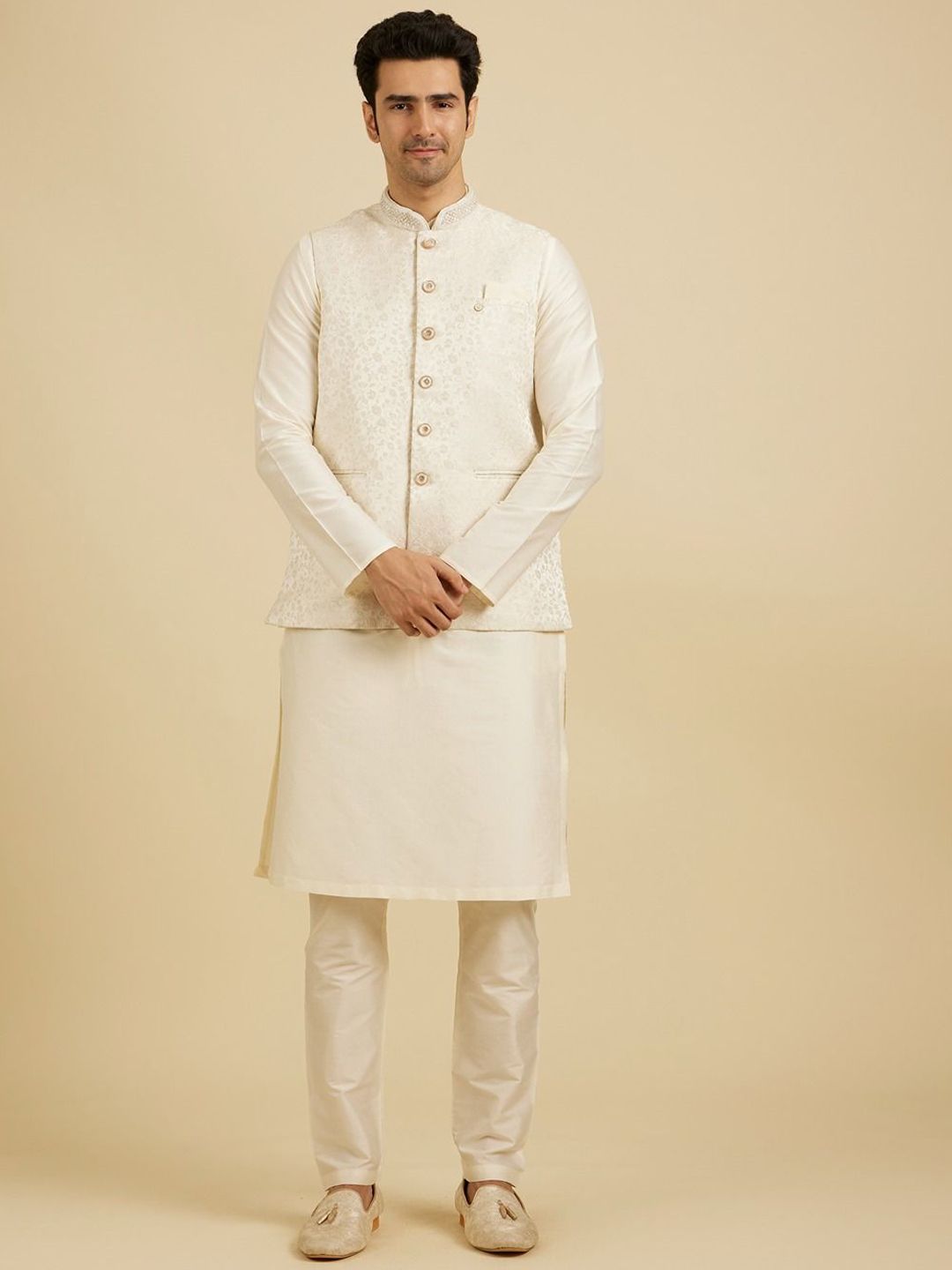 Manyavar Embroidered Nehru Jackets