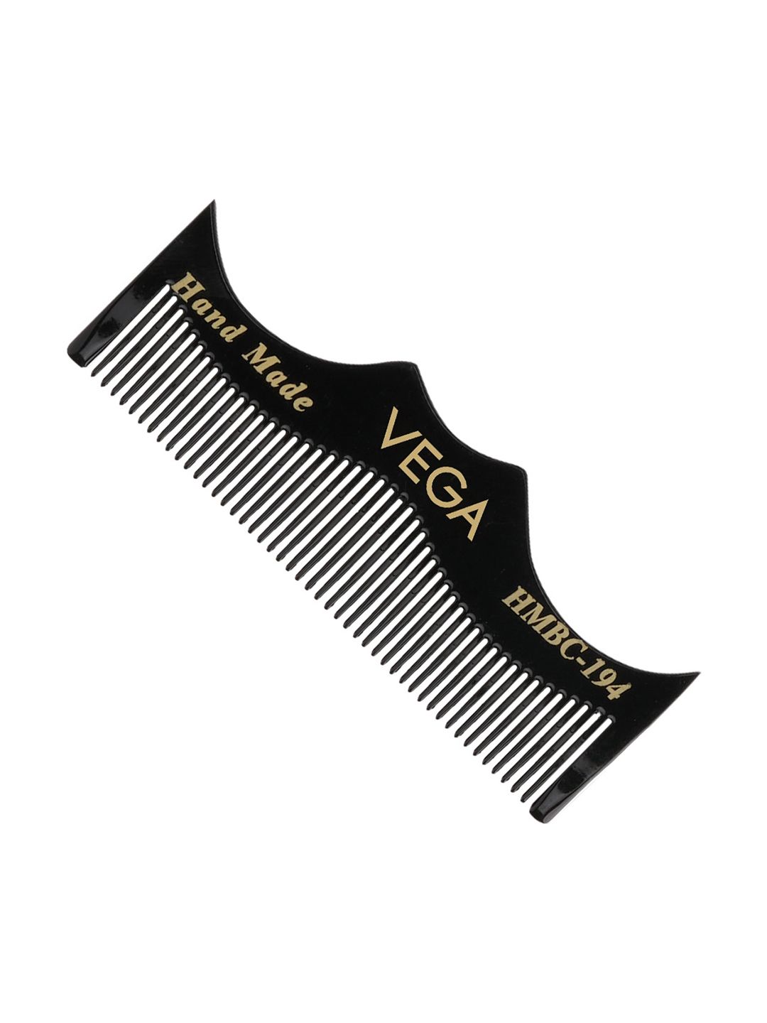 VEGA HMBC-194 Moustache Pocket-Size Comb - Black-image-10