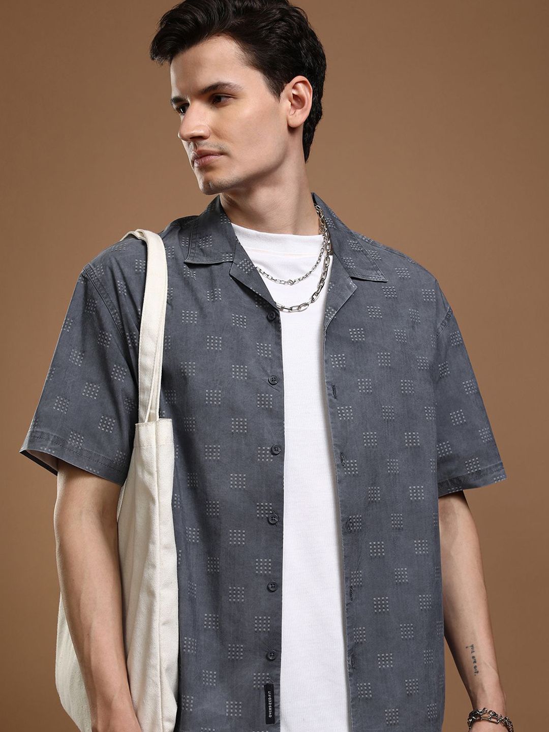HIGHLANDER Men Faded Opaque Faded Casual Shirt-picture-58