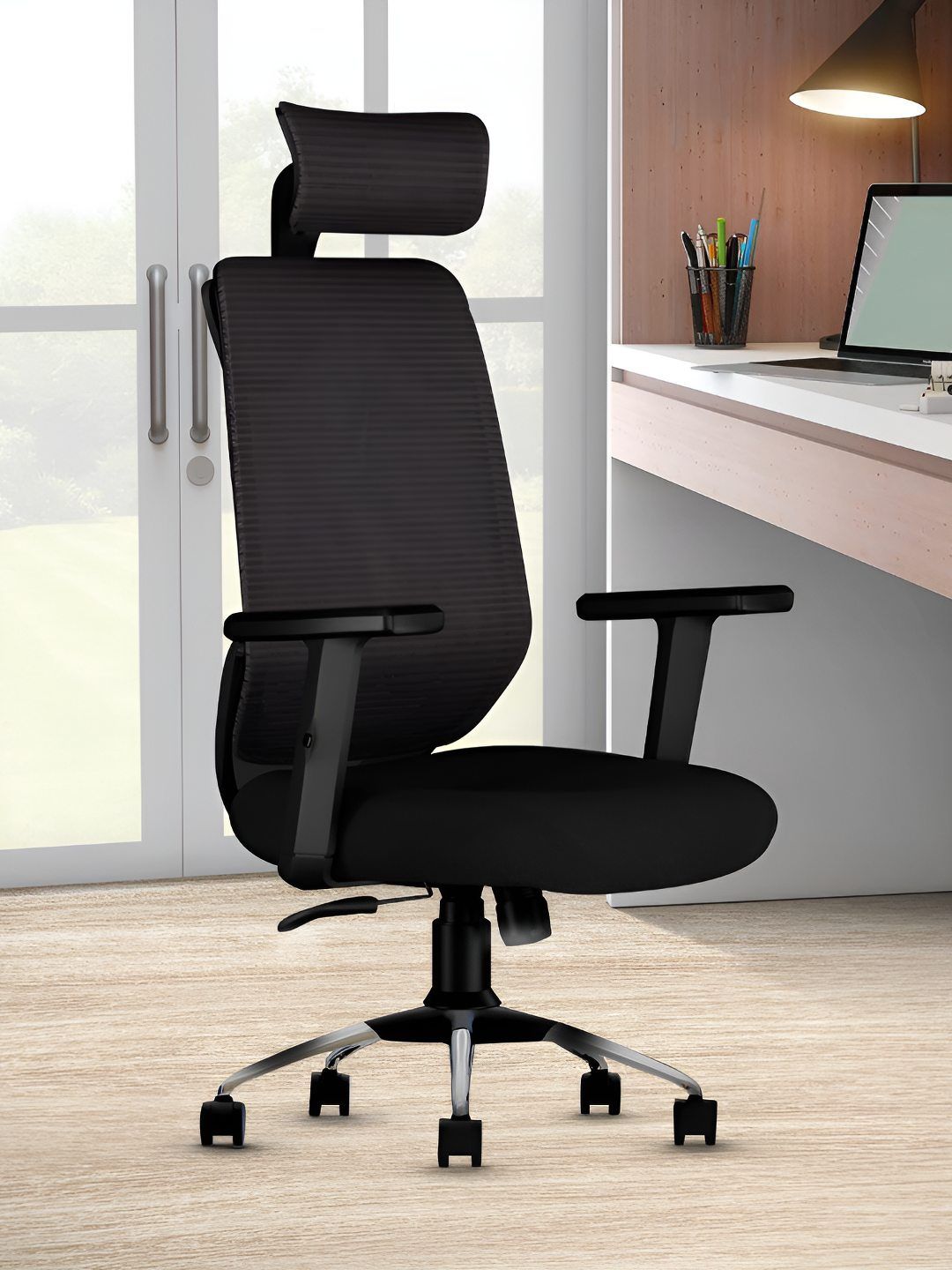 CELLBELL Black C190 Berlin Mesh Office Executive Chair-image-44