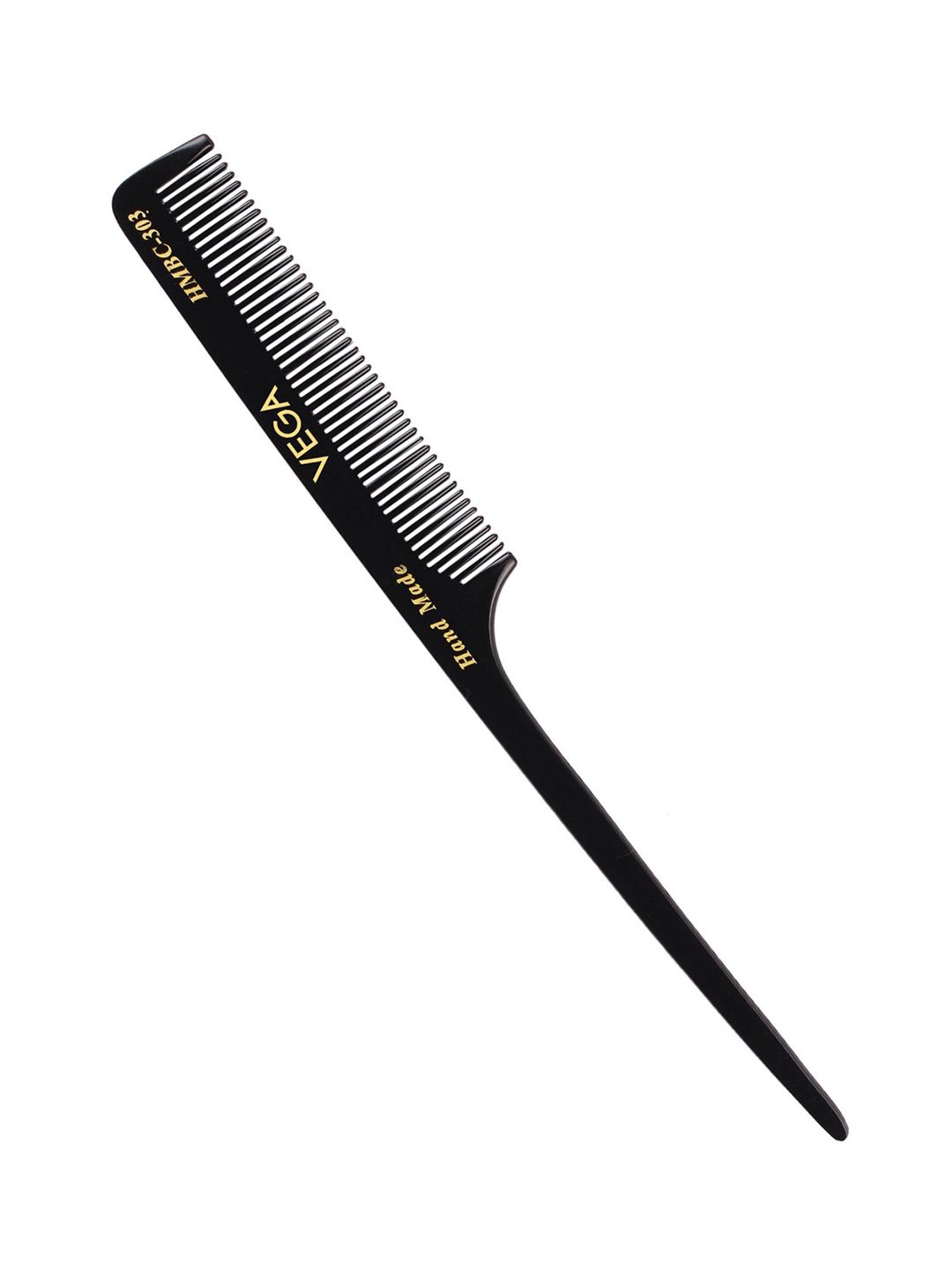 VEGA Handmade Tail Hair Comb - Black HMBC-303-picture-20