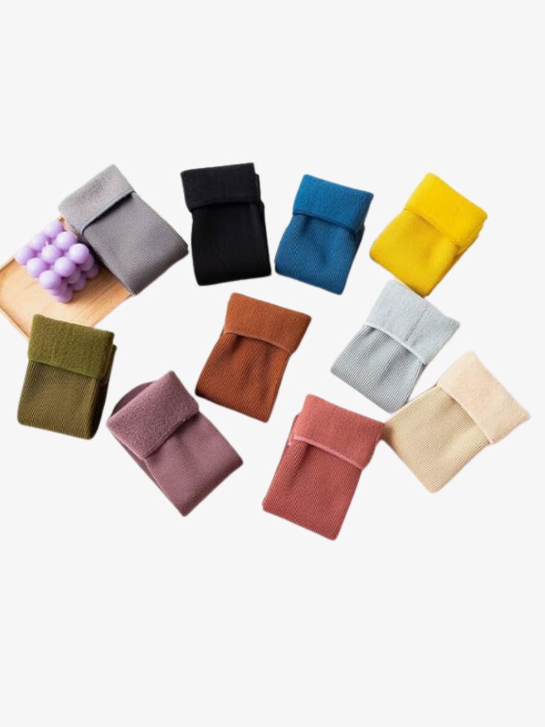 SECRETS BY ZEROKAATA Pack Of 5 Assorted Winter Above-Ankle Length Thumb Socks-picture-47