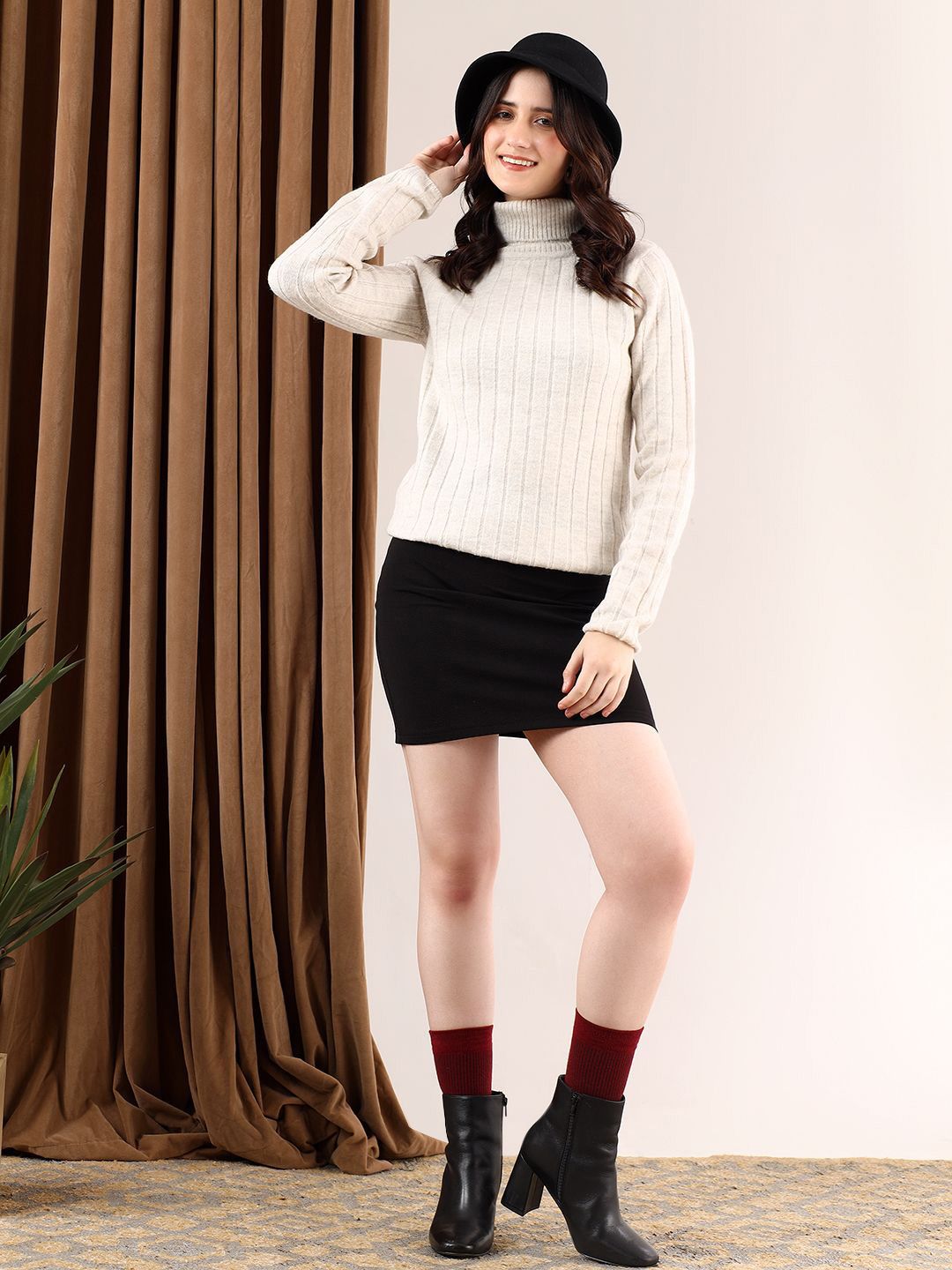 Stylecast X Kotty Women Turtle Neck Pullover-image-13
