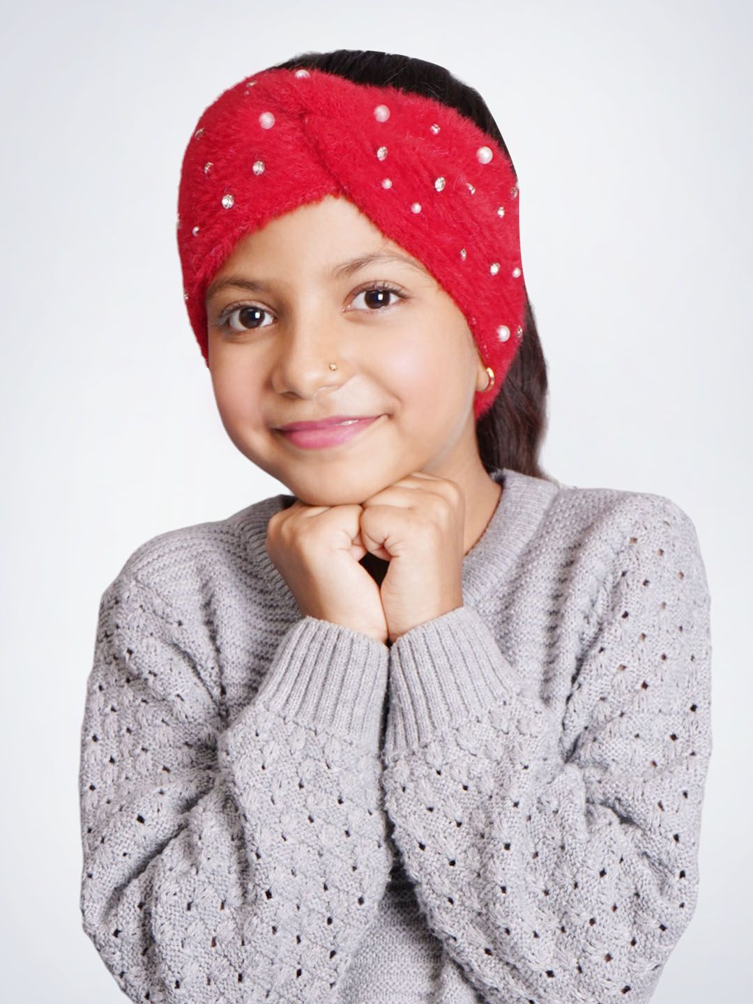 Bharatasya Girls Knitted Headband-picture-10