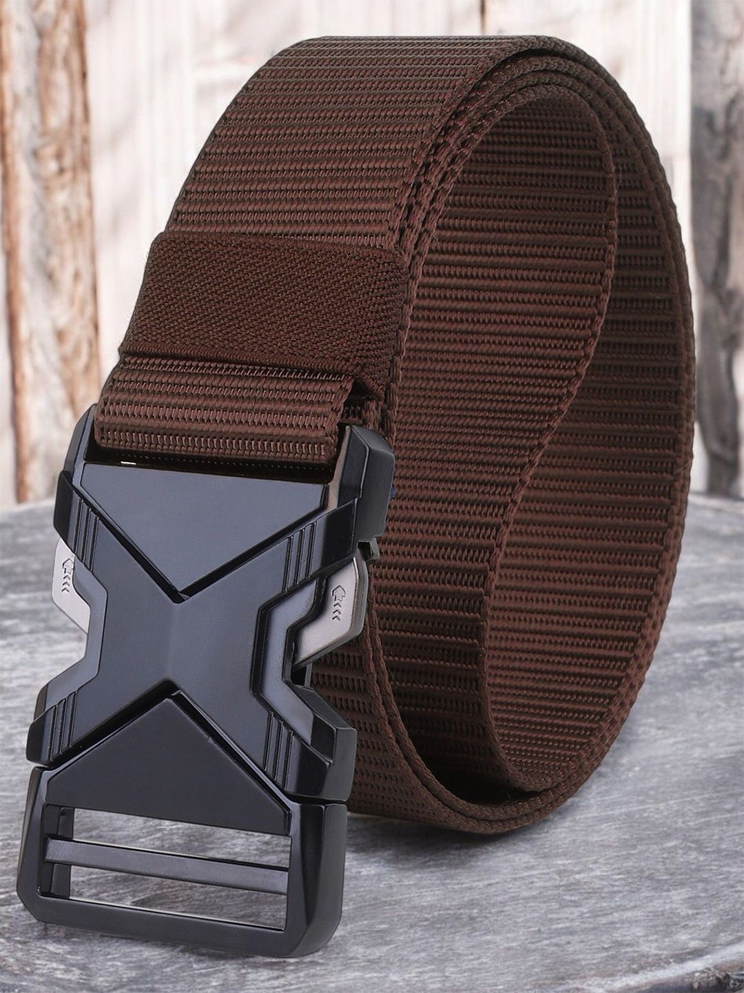 glitchez Men Textured Formal Belt-picture-34