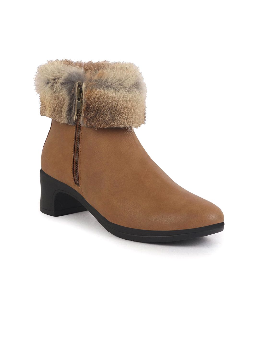 FAUSTO Women Block-Heeled Winter Boots-picture-18