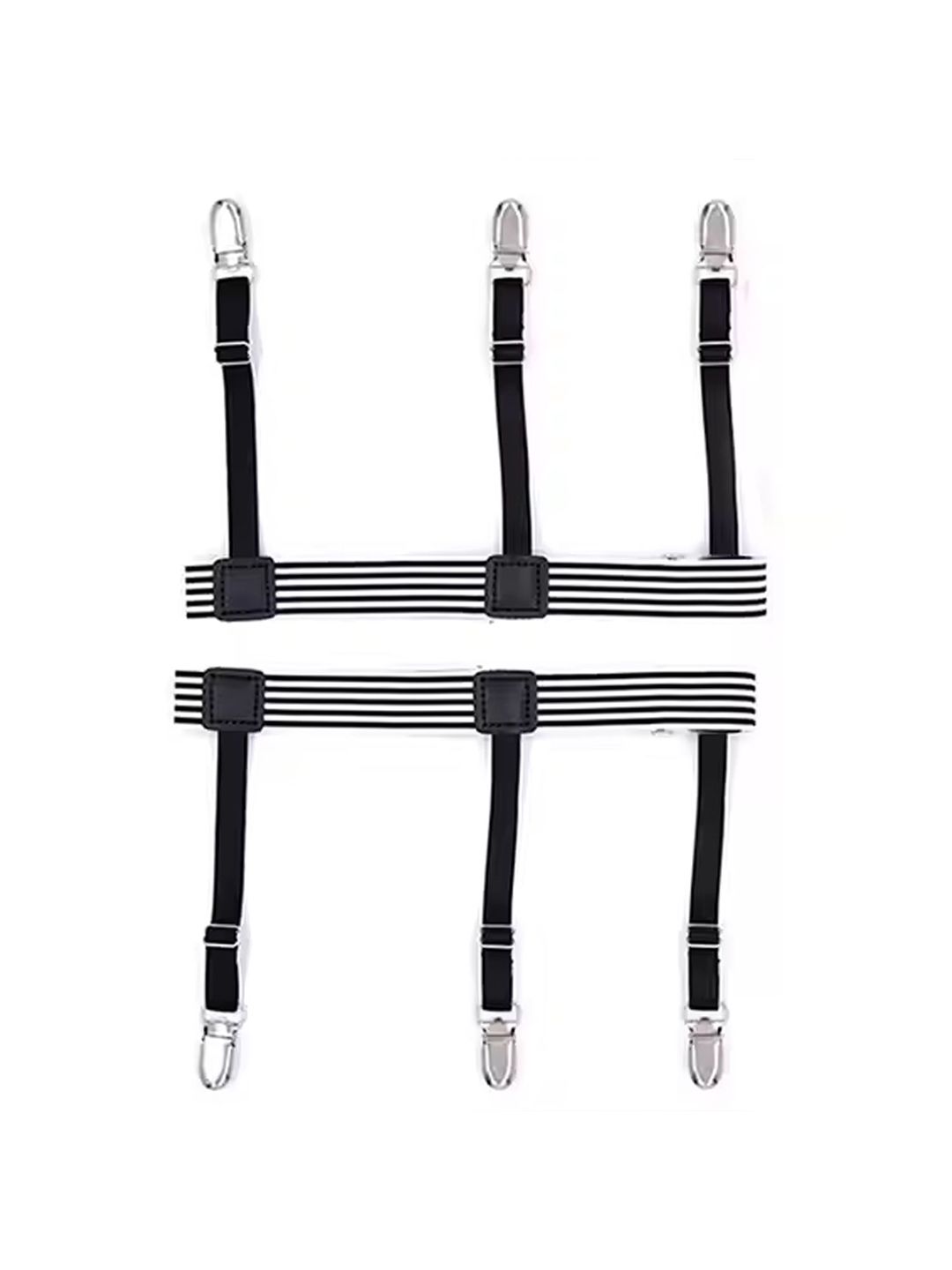 Aadikart Men Adjustable Elastic Shirt Garters-picture-33